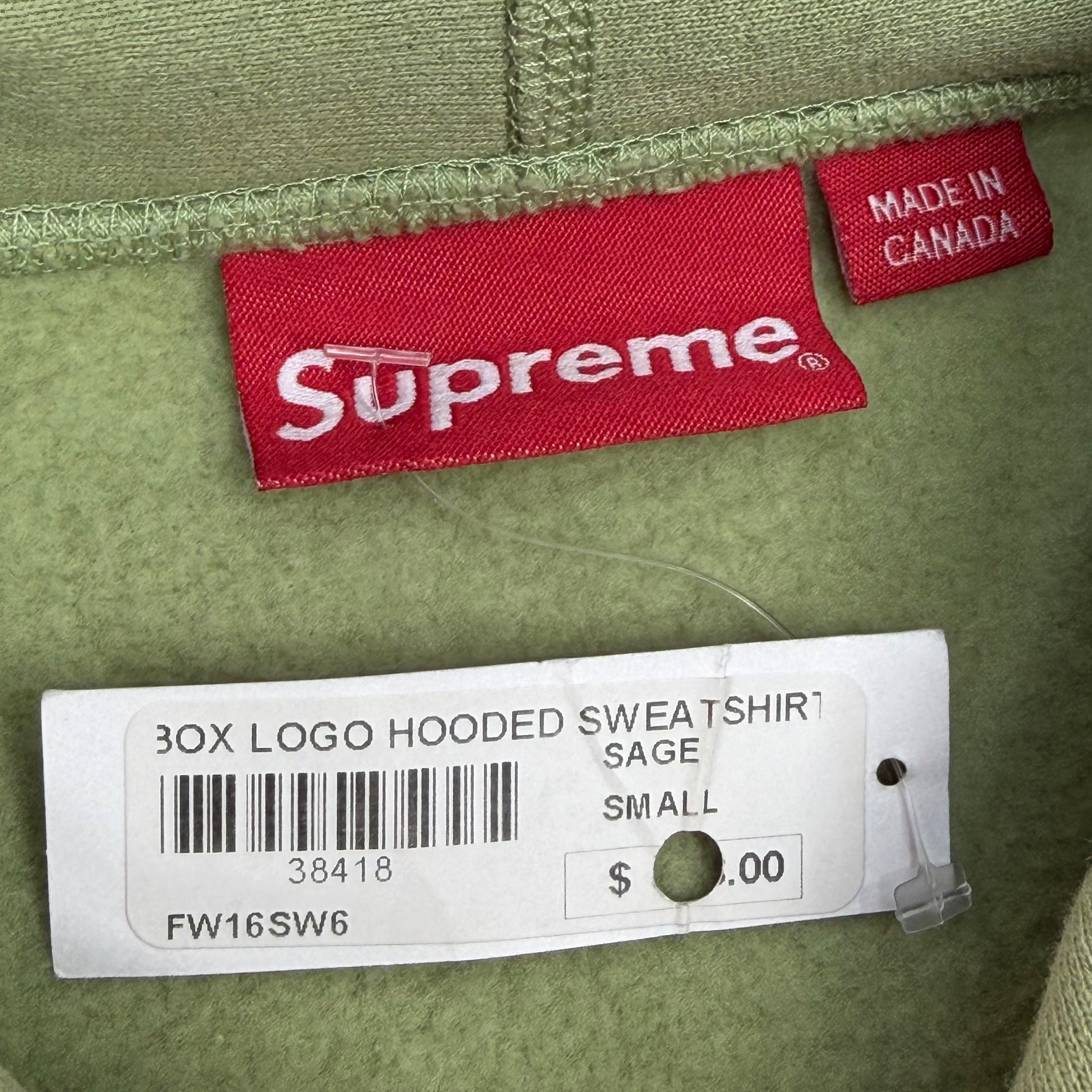 Supreme Supreme Box Logo Sage Hoodie S Size US S / EU 44-46 / 1 - 4 Thumbnail