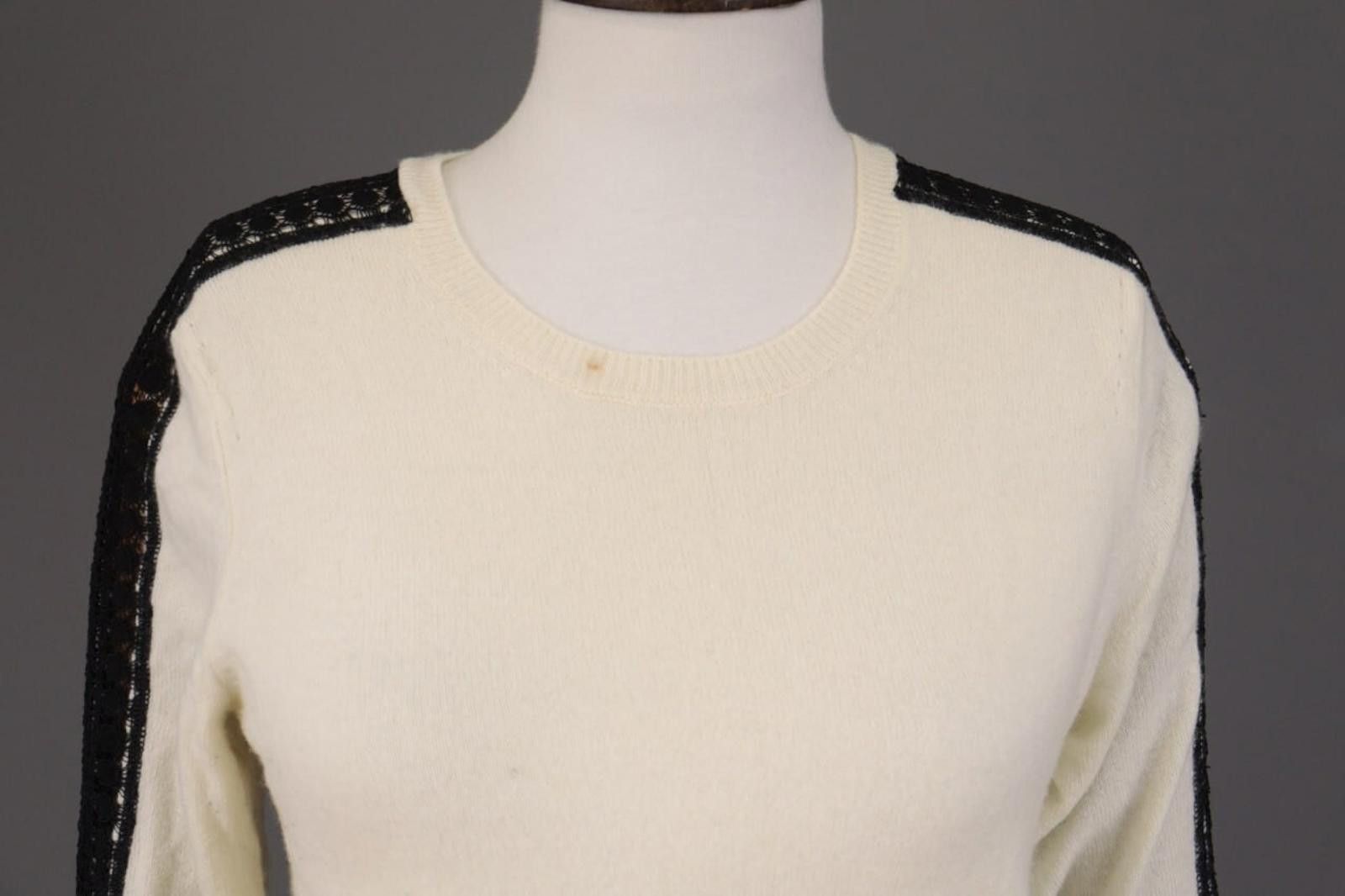 The Kooples The Kooples Beige Wool Cashmere Knit Sweater Size XS Size XS / US 0-2 / IT 36-38 - 2 Thumbnail