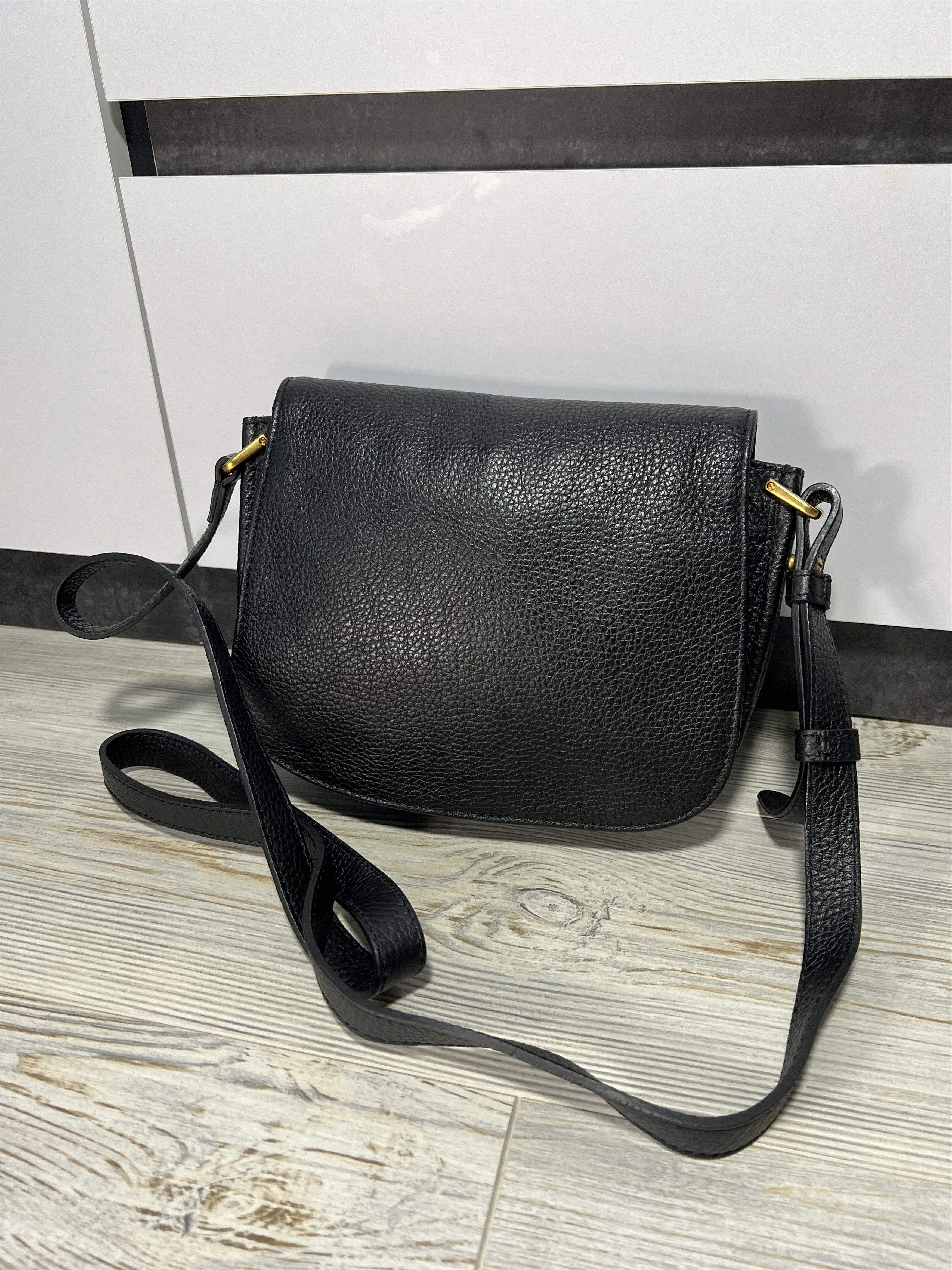 Emporio Armani Emporio Armani Women's Black Calf Leather Crossbody Bag Size ONE SIZE - 3 Thumbnail