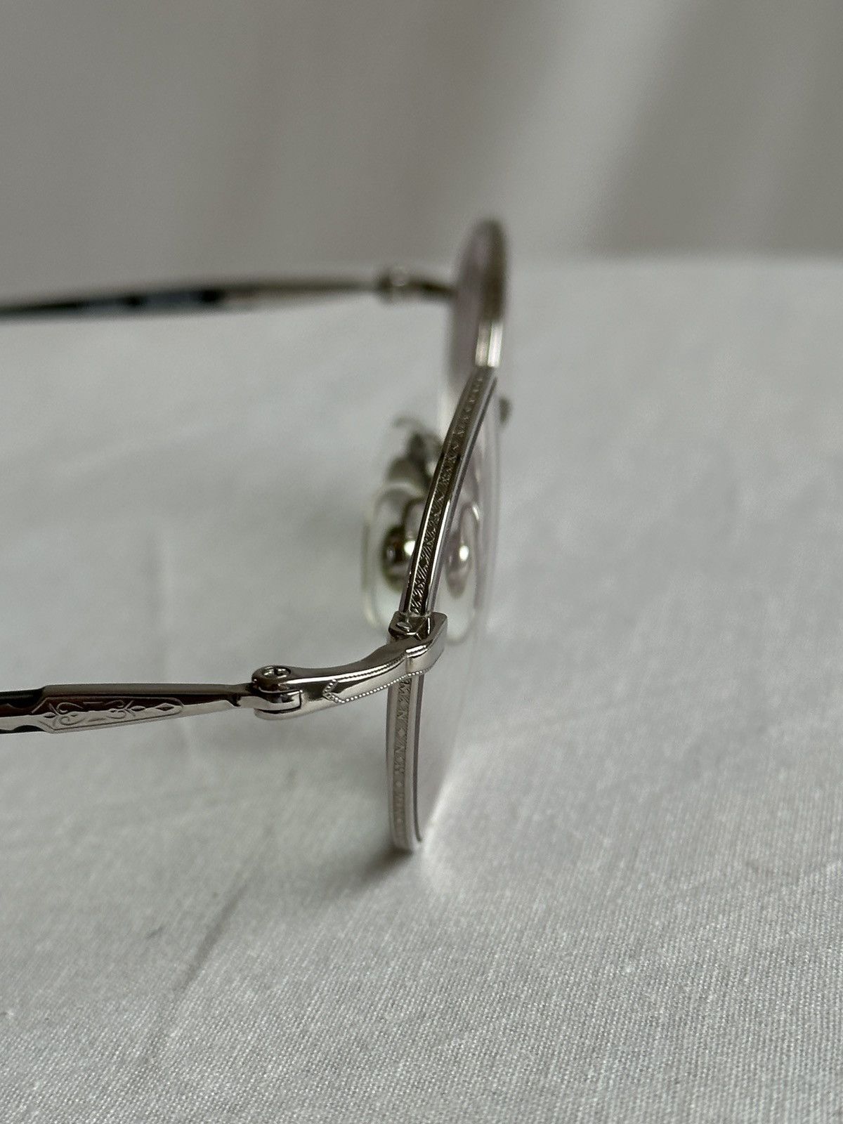Matsuda Matsuda 10189H Palladium White titanium heritage glasses Size ONE SIZE - 12 Thumbnail