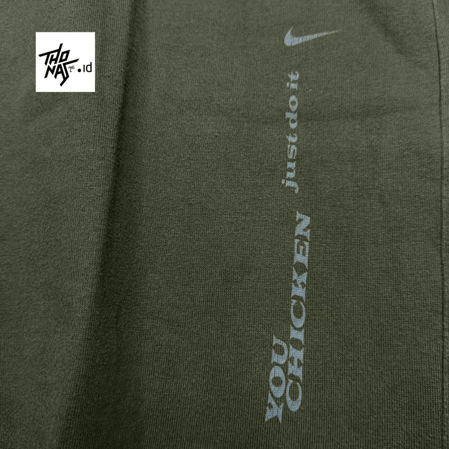 Nike Vintage Y2k Nike You Chicken just do it Size US L / EU 52-54 / 3 - 3 Thumbnail