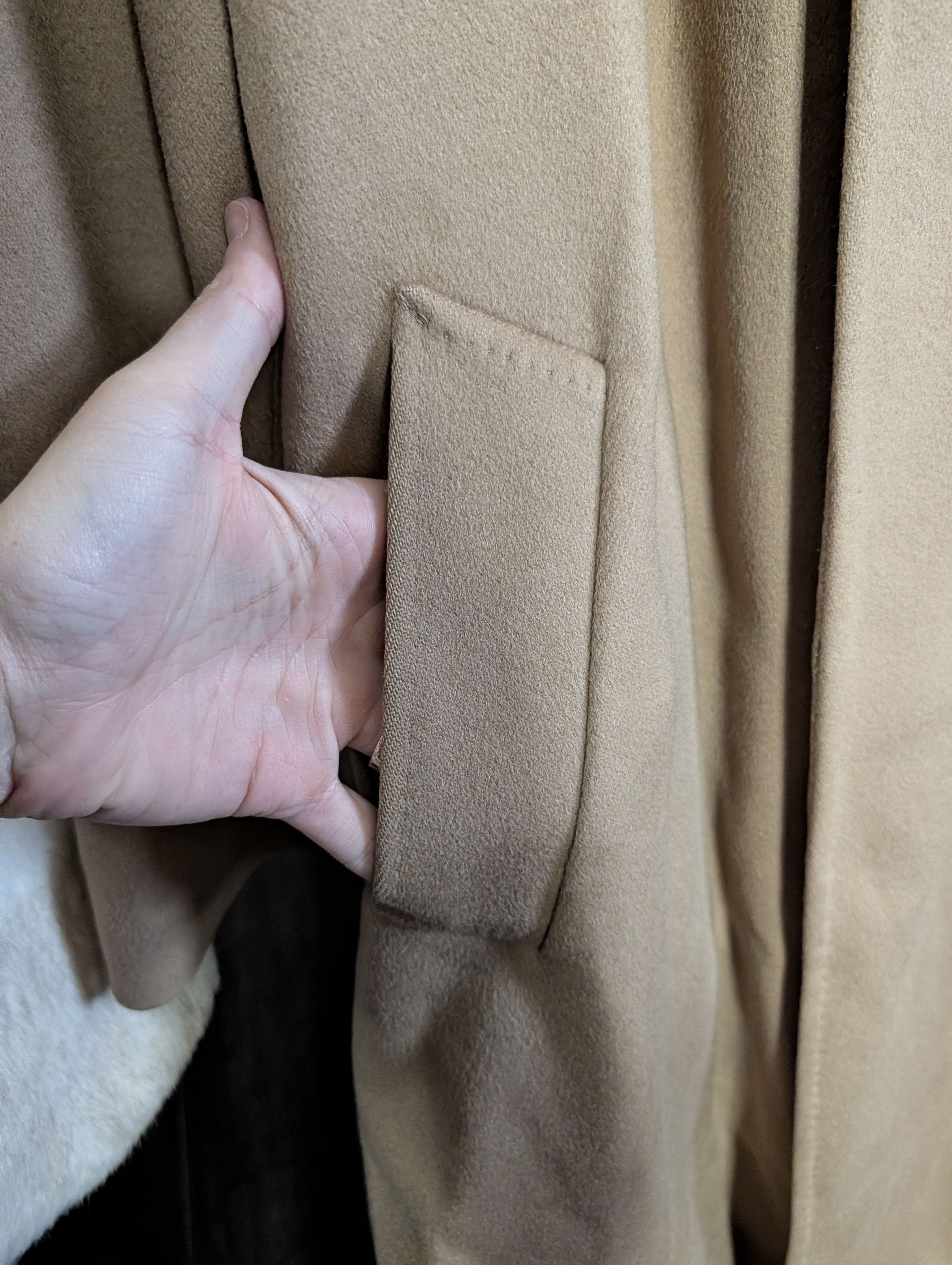 PIACENZA 1833 Piacenza Caesar virgin wool fleece camel overcoat 52R Size US XL / EU 56 / 4 - 5 Thumbnail