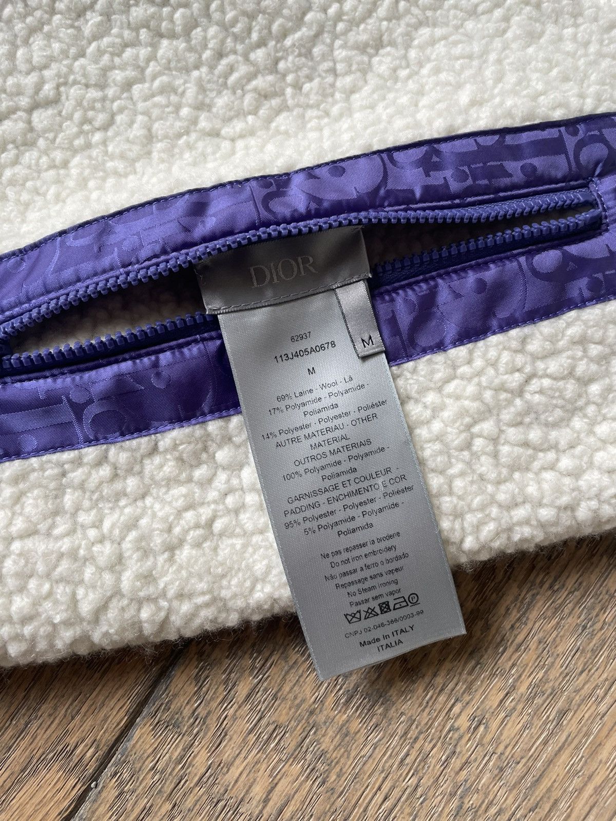 Dior Dior Oblique Reversible Puffer/Sherpa Jacket Size US M / EU 48-50 / 2 - 14 Thumbnail