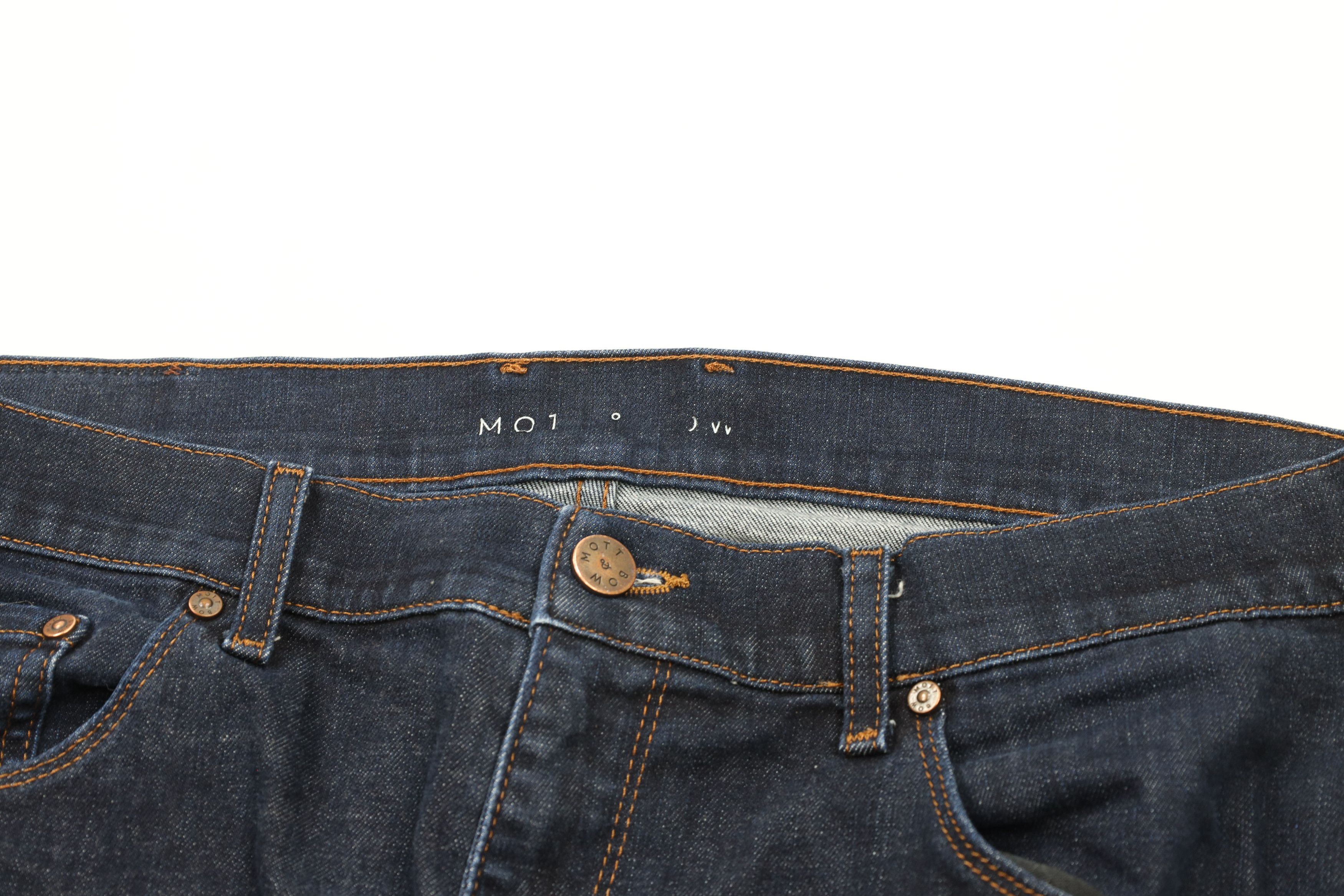 Mott & Bow × Vintage Mott & Bow Stretch Slim Fit Leg Denim Jeans Pants Blue Size US 38 / EU 54 - 6 Thumbnail