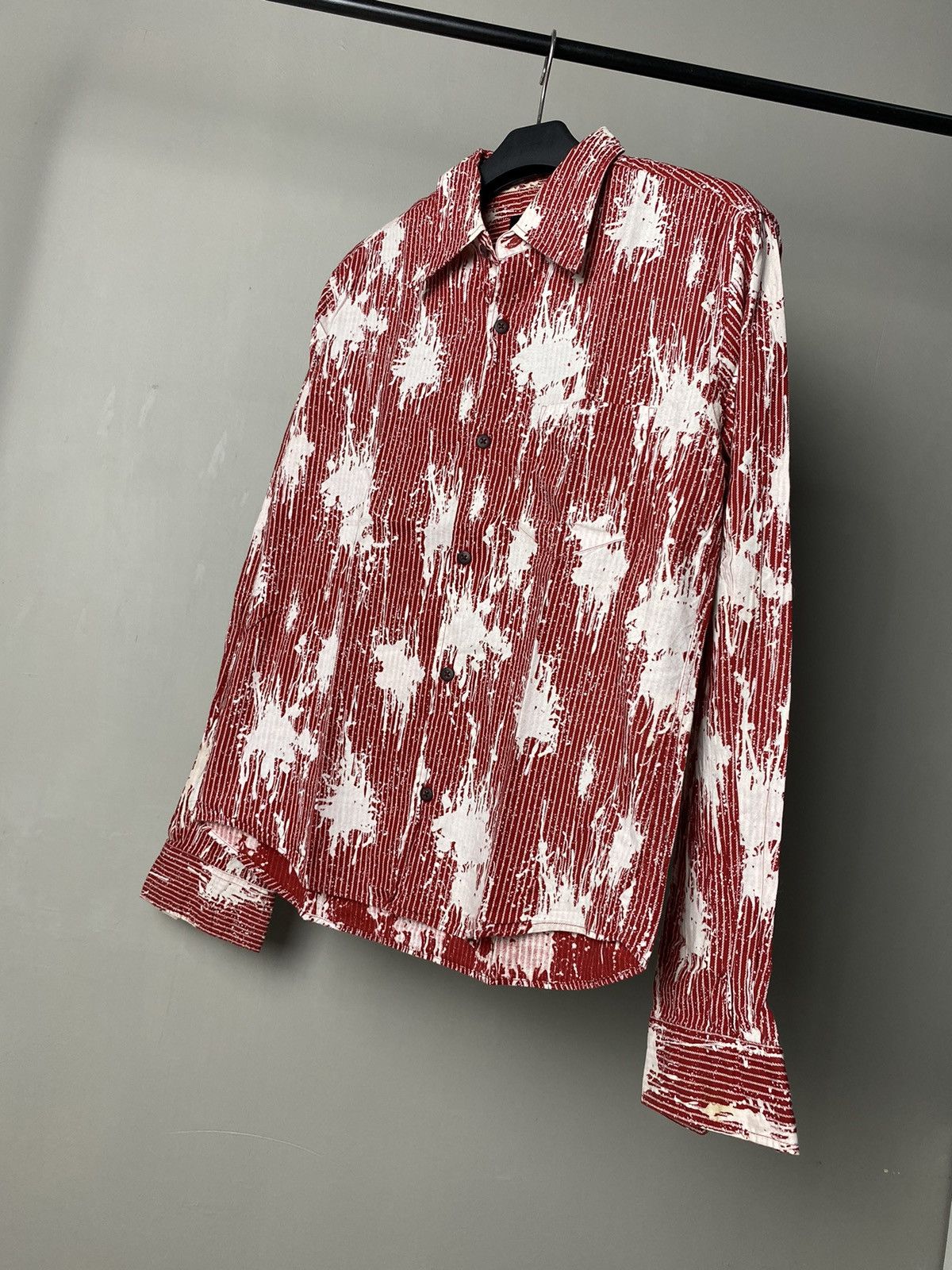 If Six Was Nine × Japanese Brand × Tornado Mart 2000s Tornado Mart Paint Splatter Shirt Size US M / EU 48-50 / 2 - 3 Thumbnail