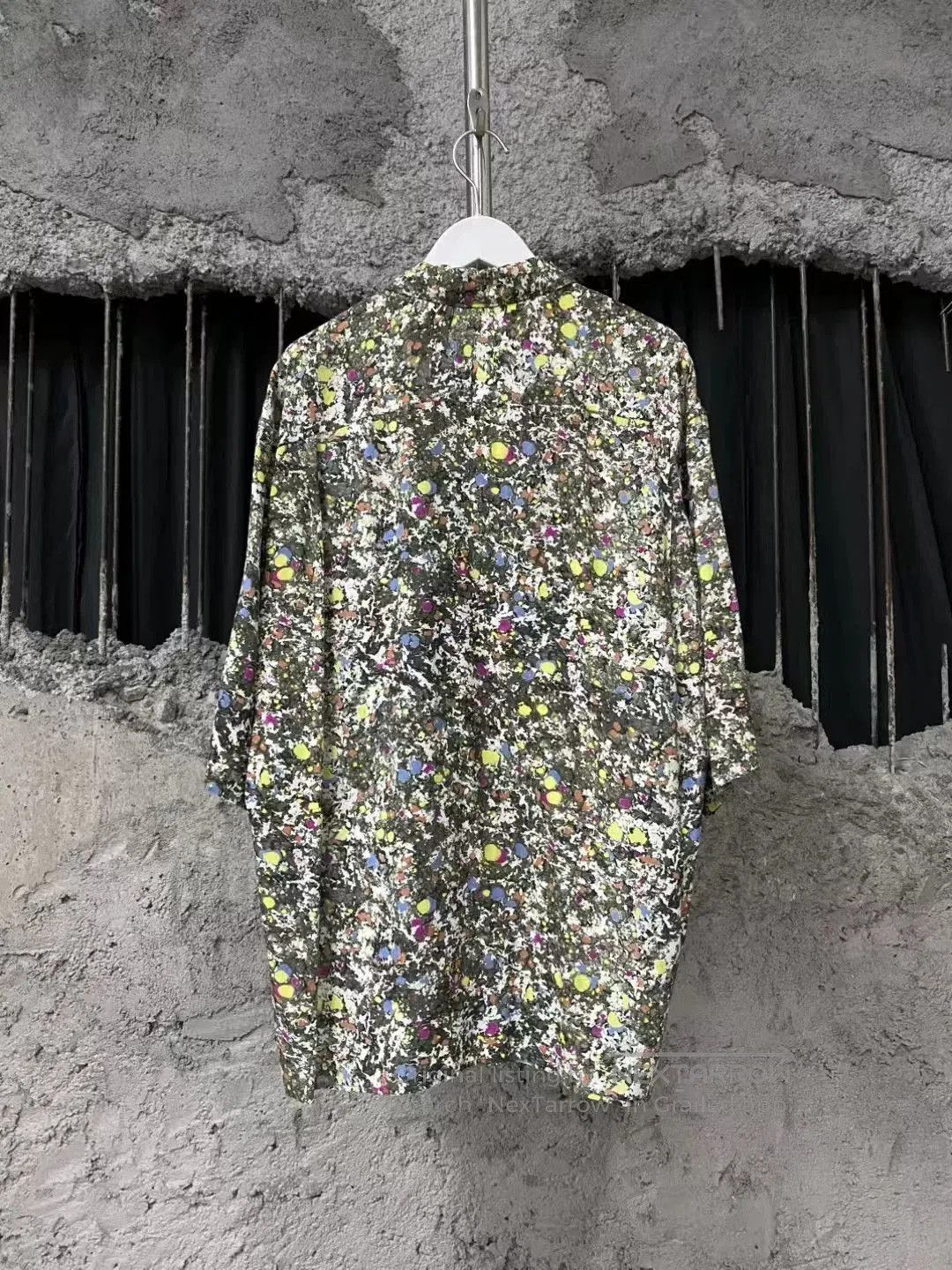 Lemaire Lemaire Graffiti Floral Polka Dot Shirt. Size M / US 6-8 / IT 42-44 - 2 Thumbnail
