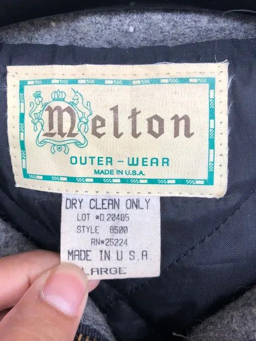 Vintage Vintage Melton Made In USA Workers Jacket Size US L / EU 52-54 / 3 - 3 Thumbnail
