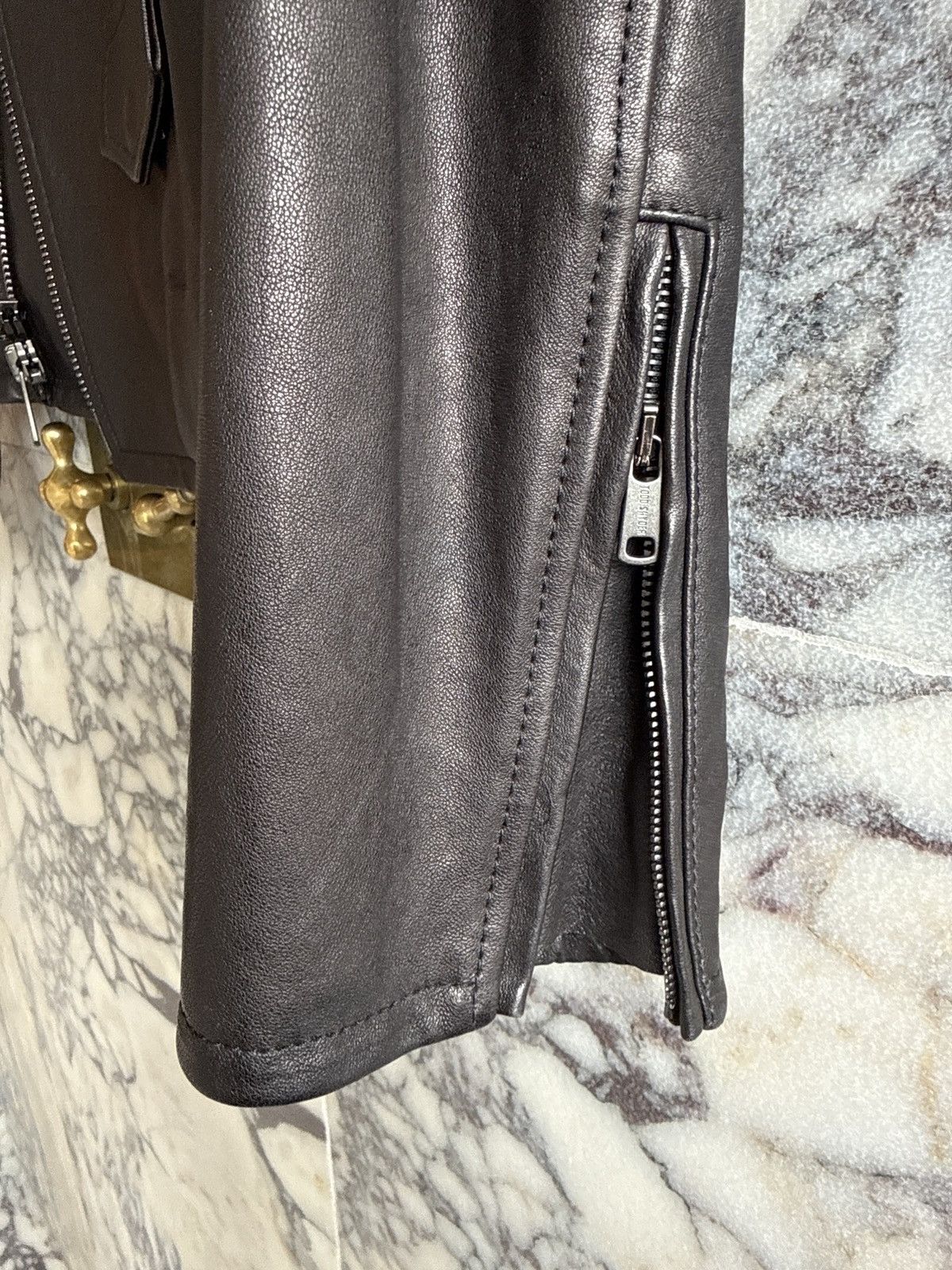 Todd Snyder Impeccable Black Leather Moto jacket Size US M / EU 48-50 / 2 - 4 Thumbnail