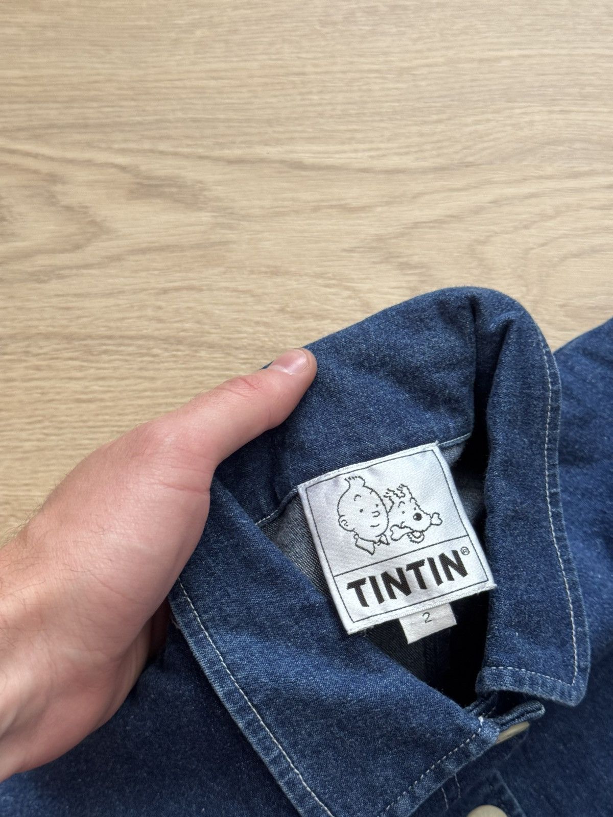 Cartoon Network Vintage 90’s Tin Tin Cartoon Network Movie Rare Denim Jacket Size XS / US 0-2 / IT 36-38 - 5 Thumbnail