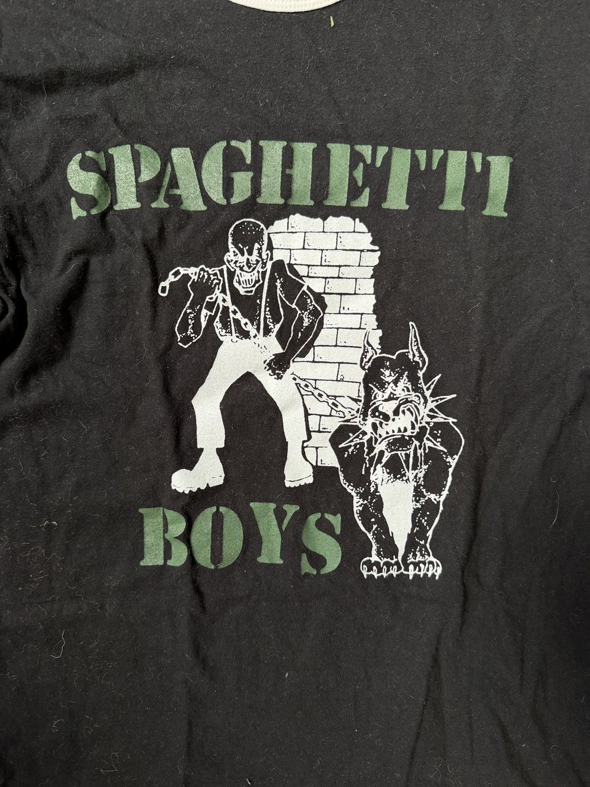Spaghetti Boys SPAGHETTI BOYS DOG POUND RINGER TEE Size US S / EU 44-46 / 1 - 2 Thumbnail