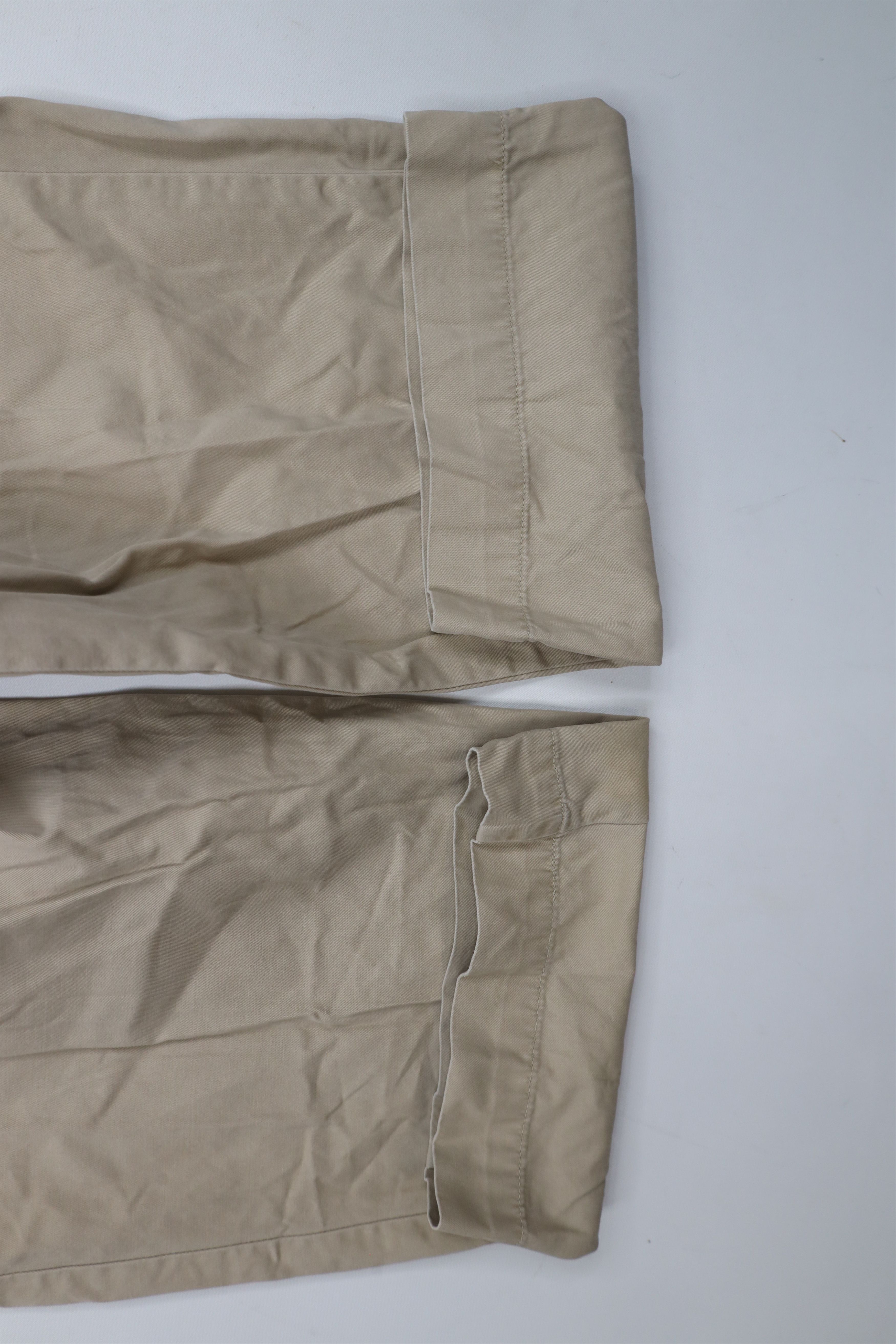 Ralph Lauren × Vintage Vintage 90s Ralph Lauren Wide Leg Chino Pants Cotton Beige Size US 33 - 12 Thumbnail