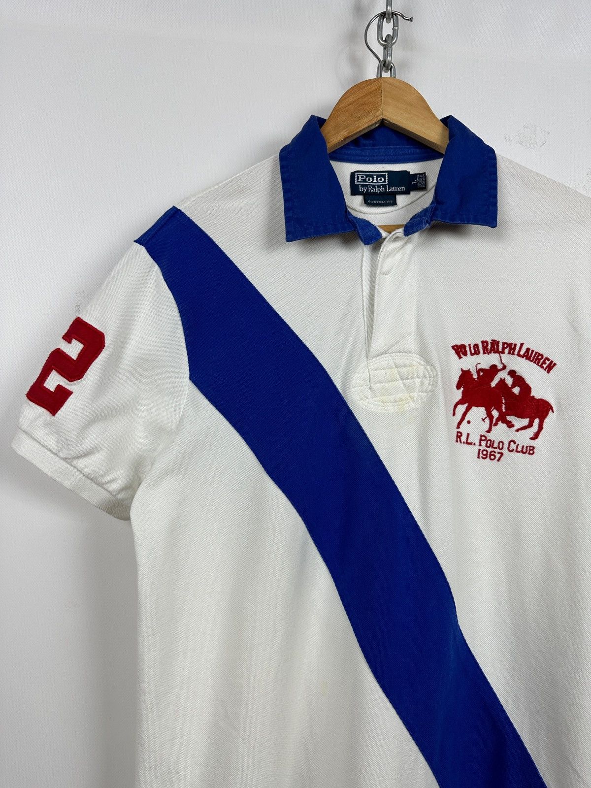 Polo Ralph Lauren Vintage Polo Ralph Lauren #2 Striped Y2K Chief Keef Size US L / EU 52-54 / 3 - 5 Thumbnail