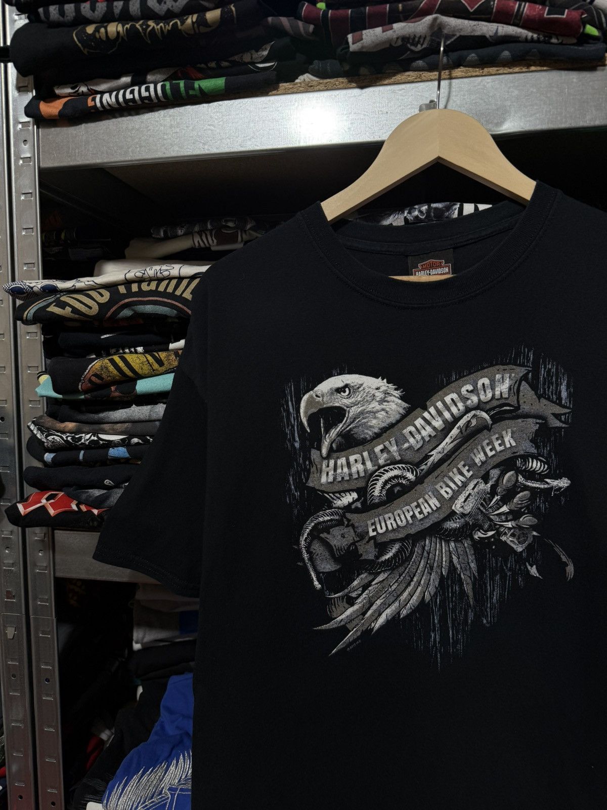 Harley Davidson Vintage 2017 Harley Davidson European Bike Week T-Shirt Y2K Size US XL / EU 56 / 4 - 3 Thumbnail