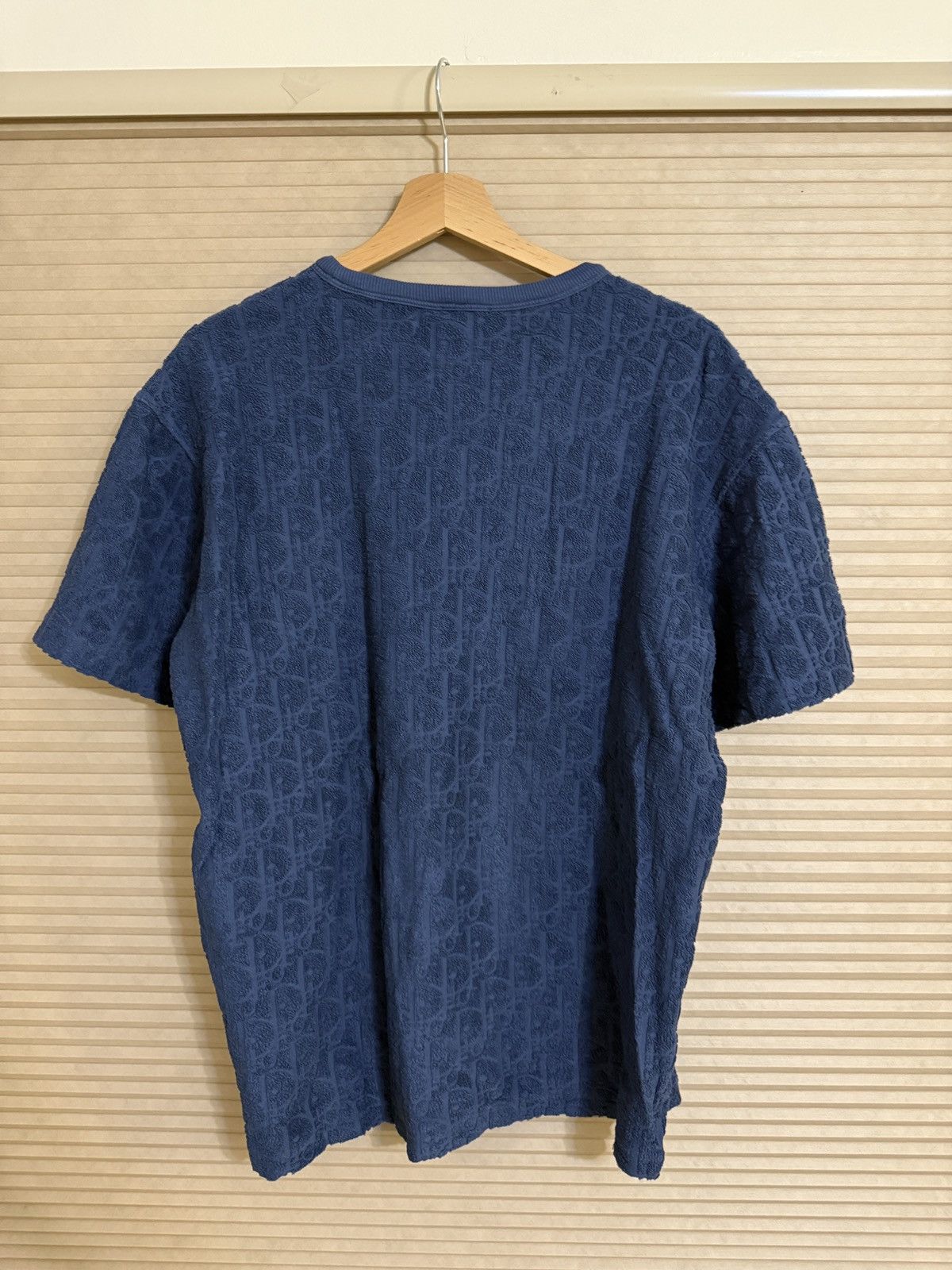 Dior Christian Dior Blue Towel Short Sleeve Size US M / EU 48-50 / 2 - 9 Thumbnail
