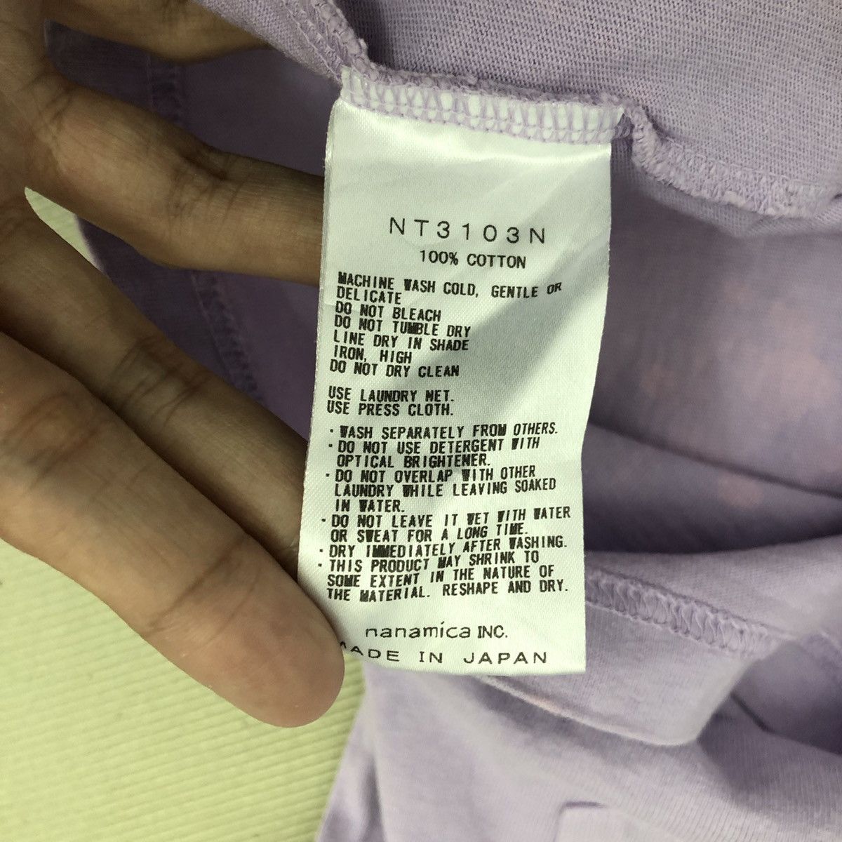 Nanamica × The North Face THE NORTH FACE By Nanamica Purple Label Distressed Tee Shirt Size US M / EU 48-50 / 2 - 6 Thumbnail