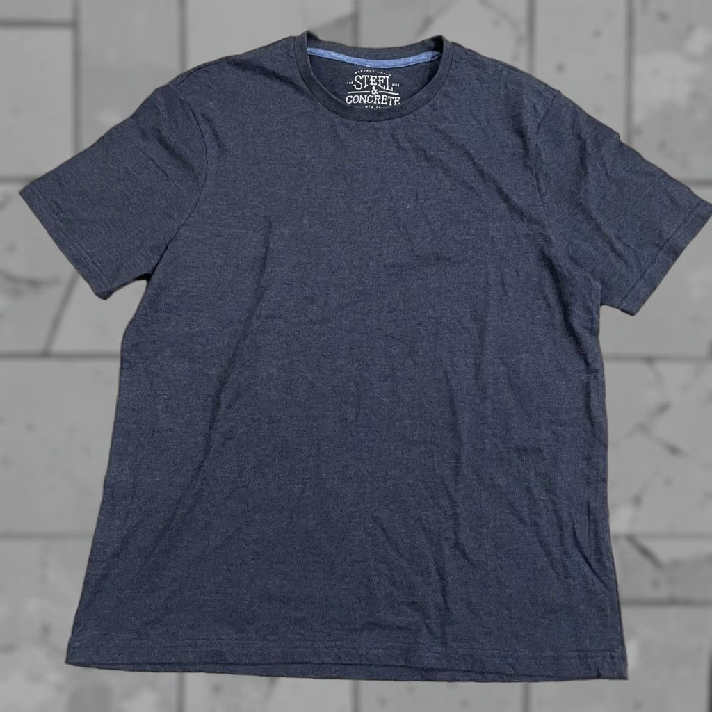 Vintage VINTAGE Steel & Concrete T-Shirt Mens Size M Blue Cotton Tee Shirts Mens M Blue Steel & Concrete Size US M / EU 48-50 / 2 - 1 Thumbnail
