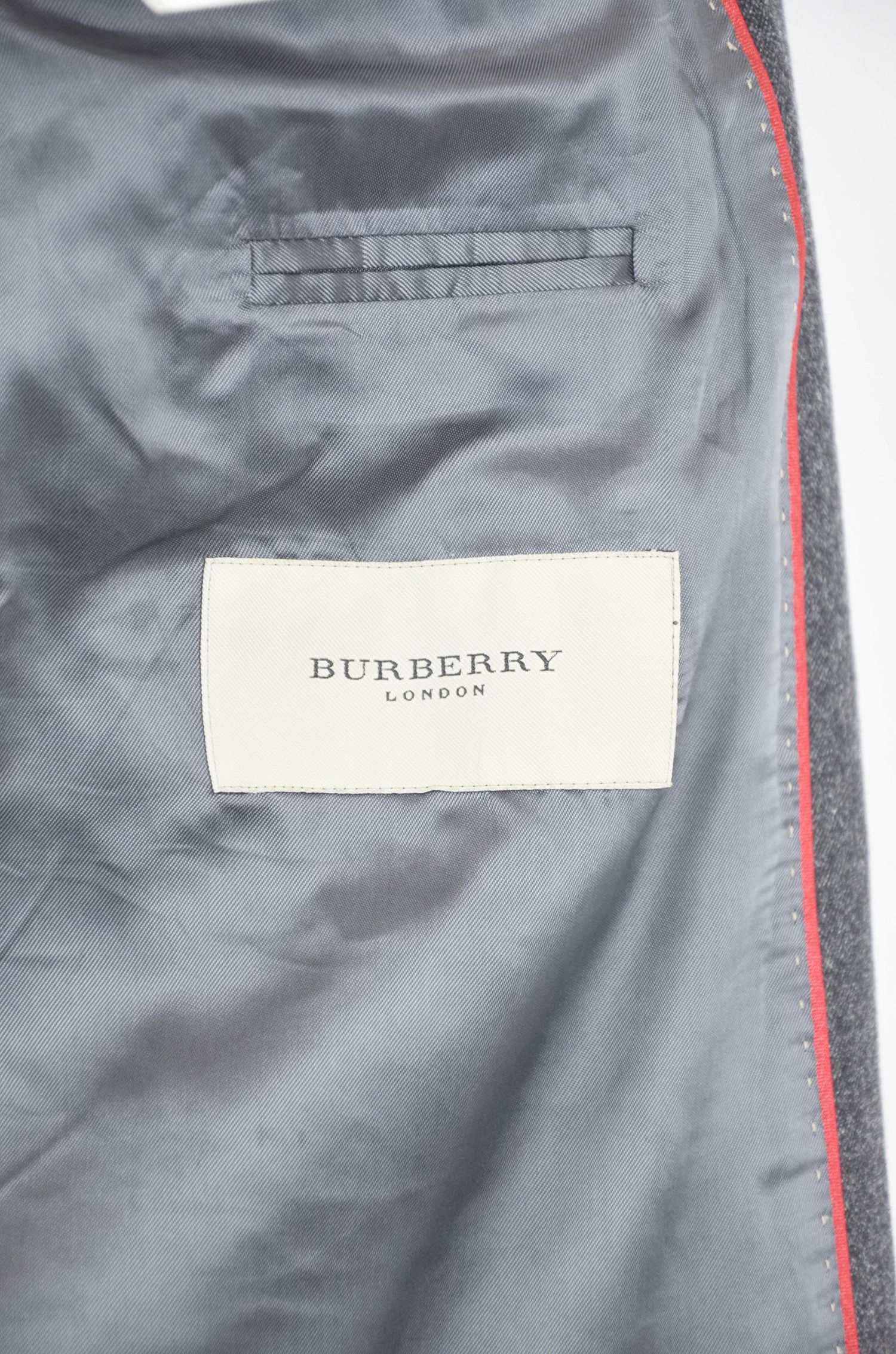Burberry BURBERRY Wool Gray Blazer - M Size 48R - 9 Thumbnail