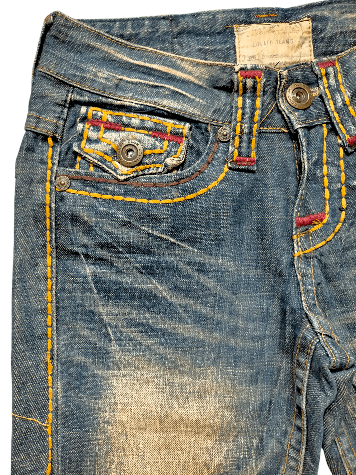 If Six Was Nine Flare Jeans Lolita Low Rise Boot cut Denim Size US 30 / EU 46 - 4 Thumbnail