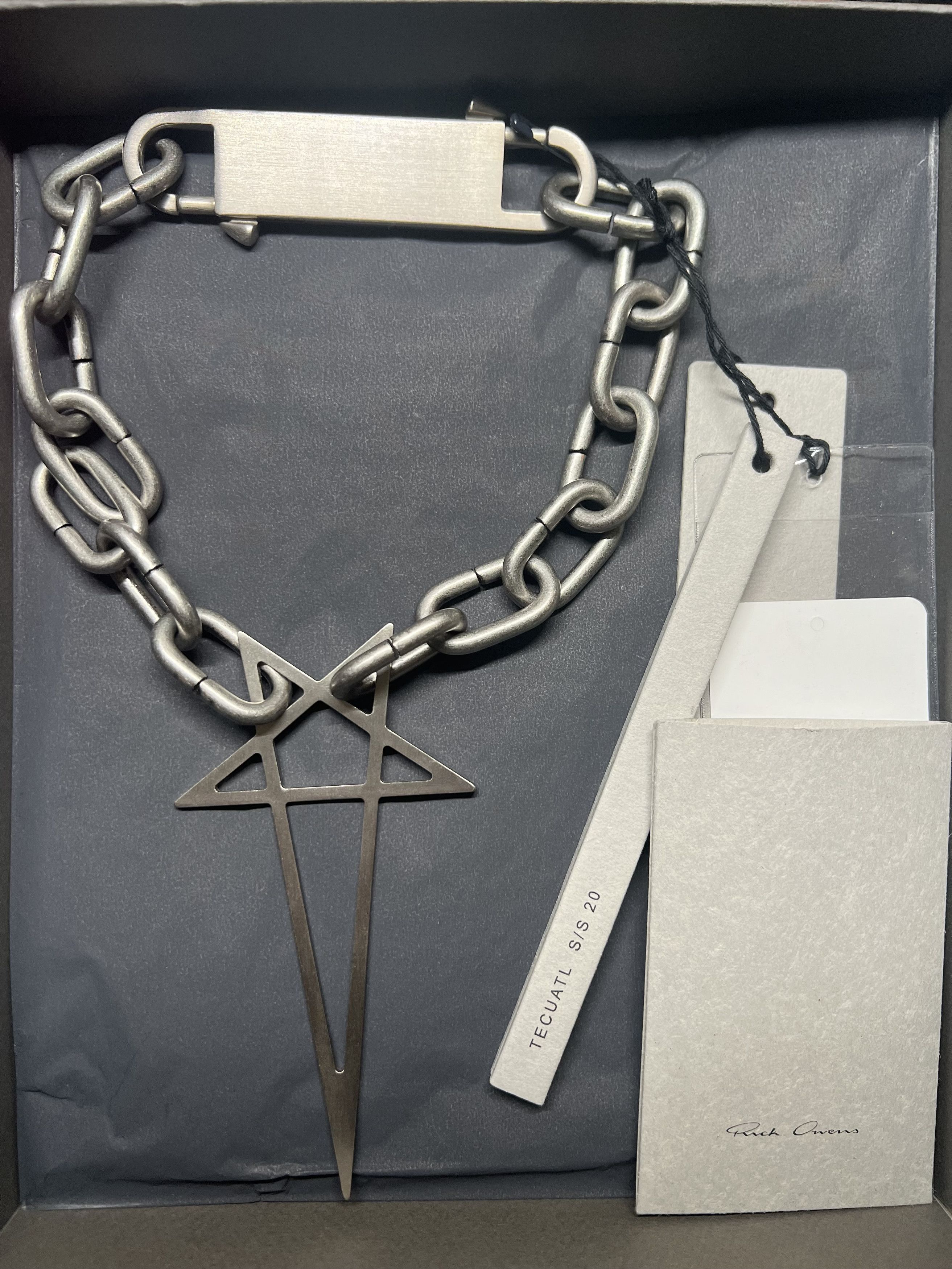 Rick Owens PENTAGRAM キーチェーン Rick Owens Pentagram Keychain