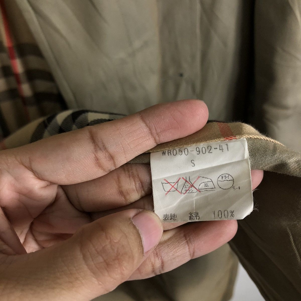 Burberry 🔥90’s VINTAGE TRENCH COAT BURBERRY NOVA CHECK LINING Size US M / EU 48-50 / 2 - 13 Thumbnail