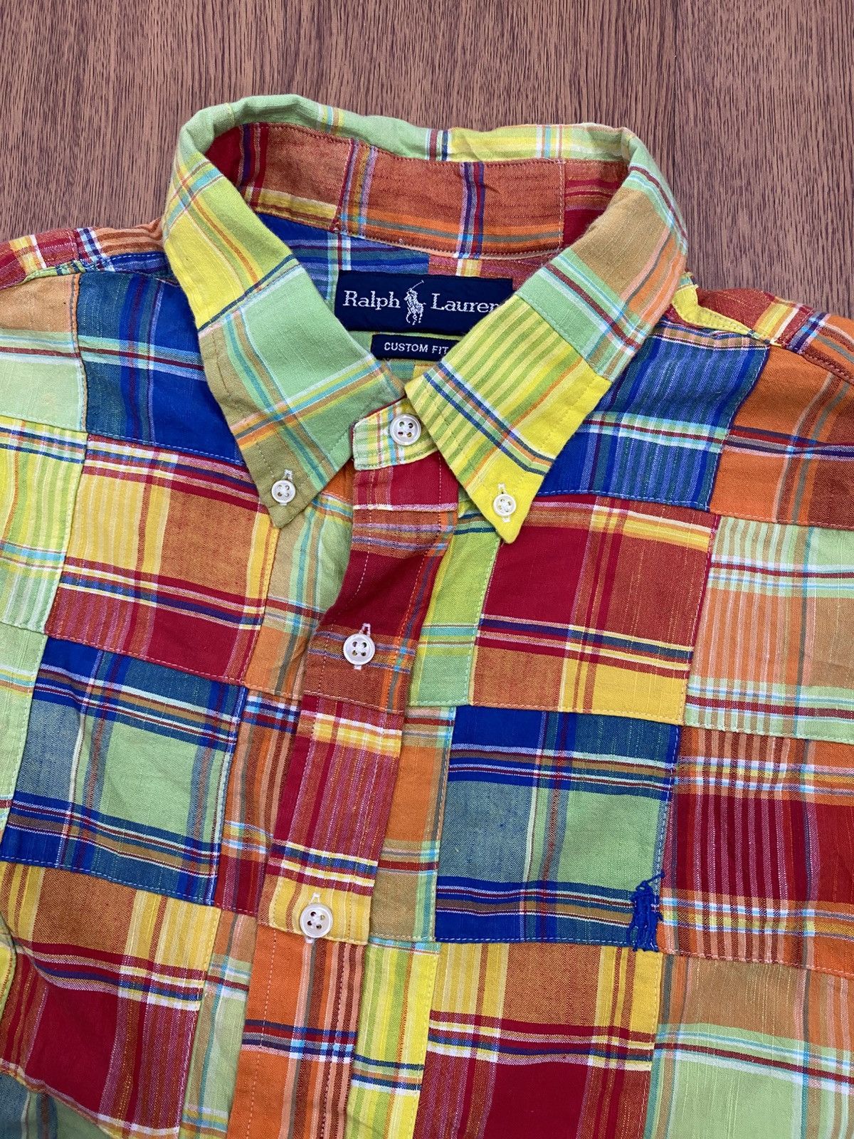 Polo Ralph Lauren Polo ralph lauren patchwork shirt Size US L / EU 52-54 / 3 - 3 Thumbnail