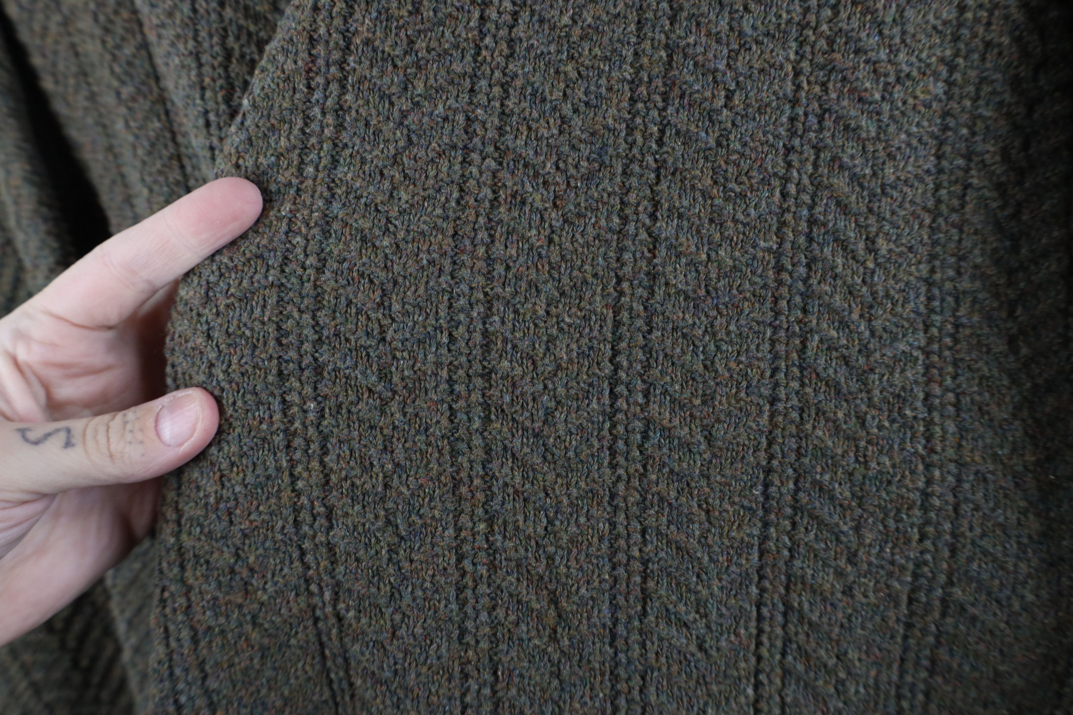 Vintage Vintage 90s Streetwear Knit Crewneck Sweater Brown USA Size US L / EU 52-54 / 3 - 7 Thumbnail