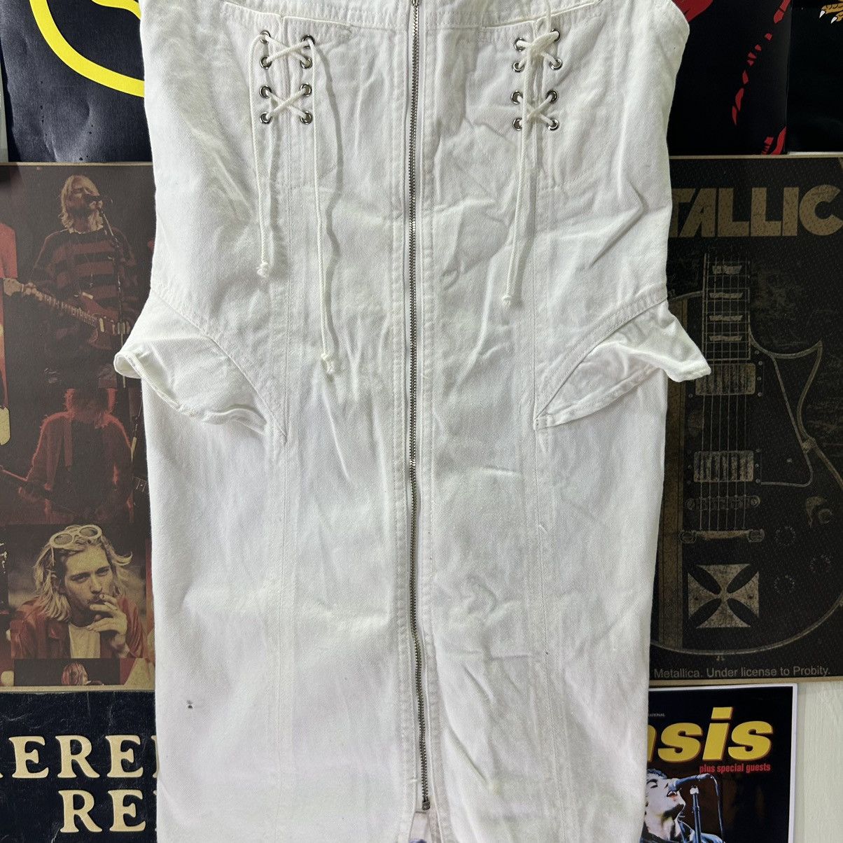 Vintage Vintage Japanese Brand White Dress Size S / US 4 / IT 40 - 3 Thumbnail