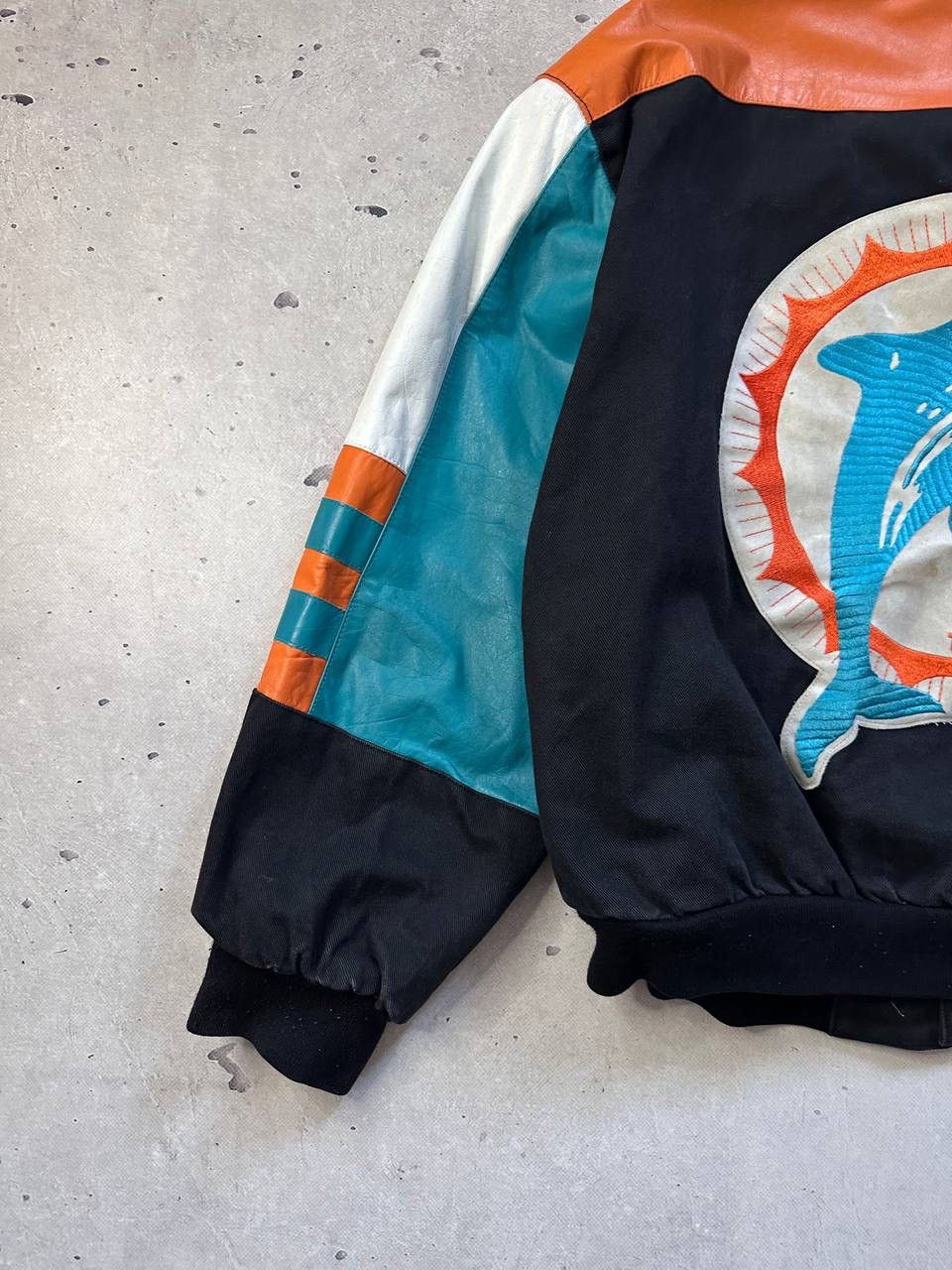 NFL Vintage Miami Dolphins NFL Leather Varsity Jacket XL USA Size US XL / EU 56 / 4 - 2 Thumbnail
