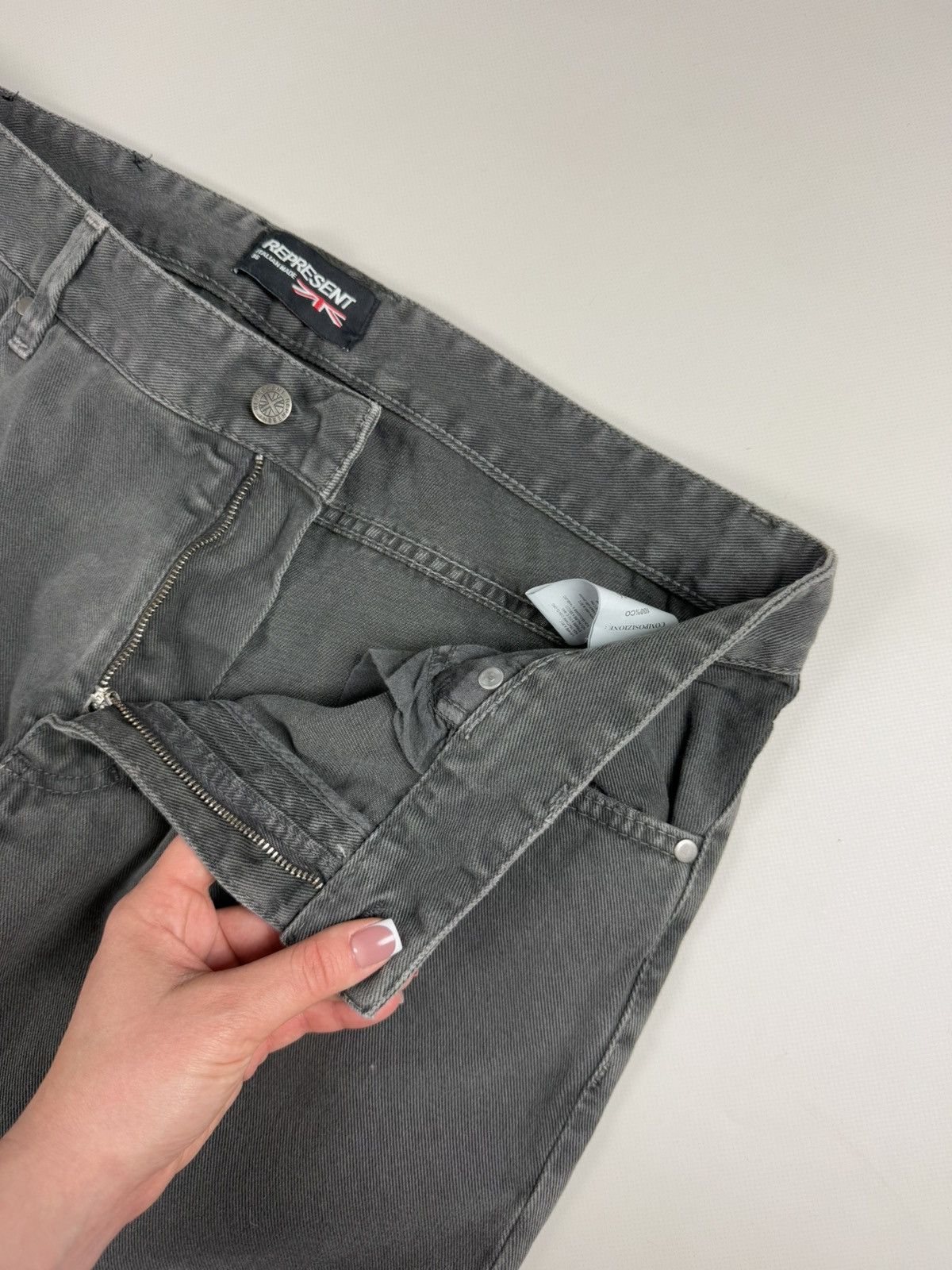 Represent Clo. Represent Clo Popper Smoke Denim Men’s Jeans Pants Size 36 Size US 36 / EU 52 - 12 Thumbnail
