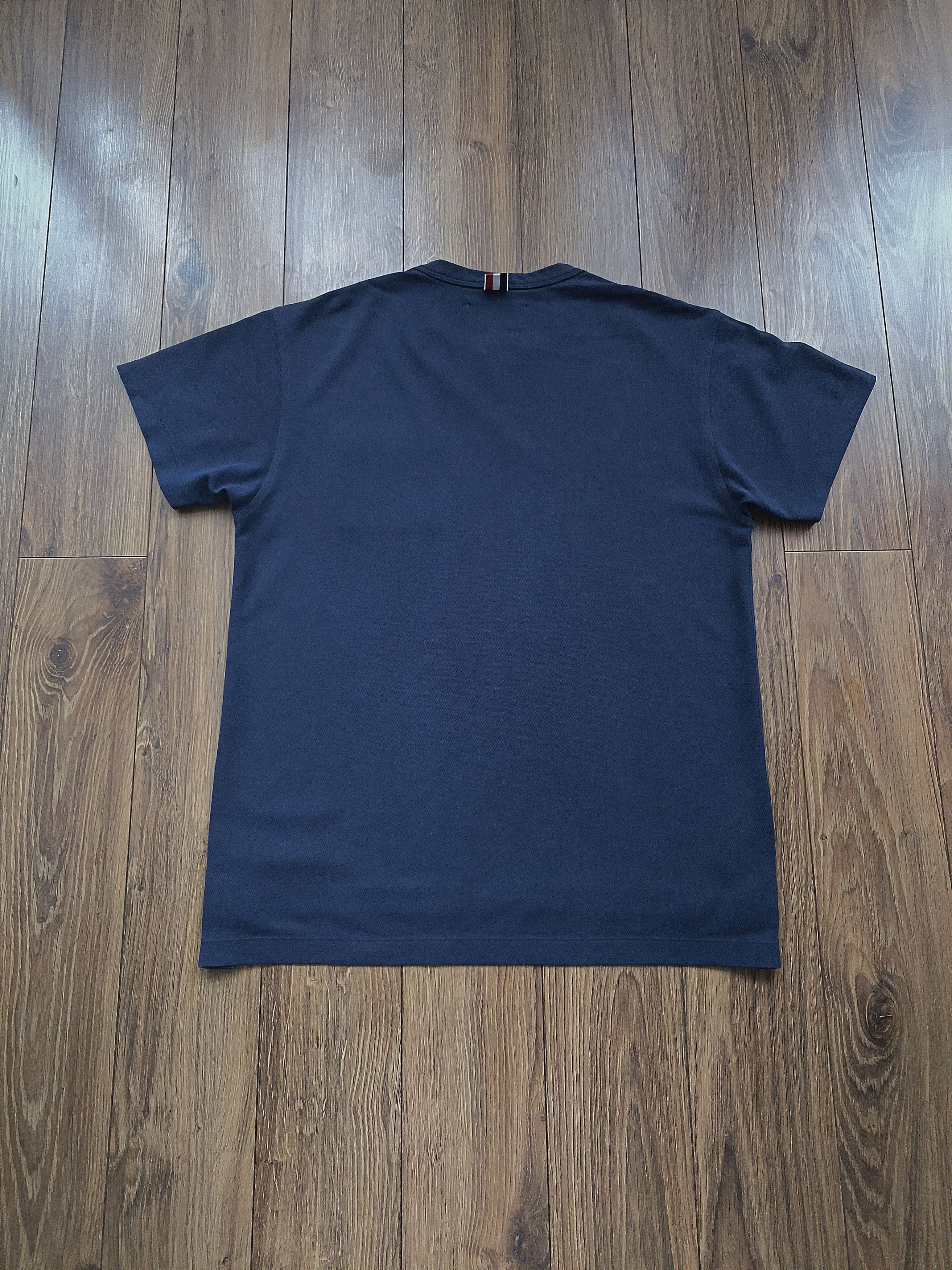 Thom Browne TB Navy Pocket Tee, size 2, good condition plus Size US M / EU 48-50 / 2 - 2 Thumbnail