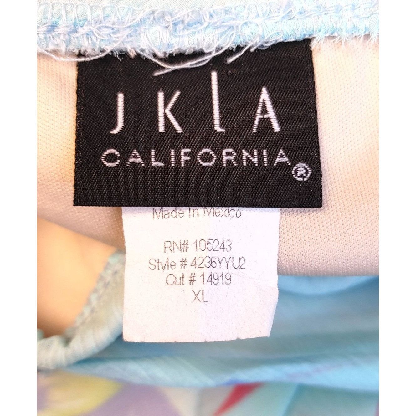 Other Jkla California Women's White/Mutlicolored Floral Sheer Skir Size 38" / US 16 / IT 52 - 3 Thumbnail