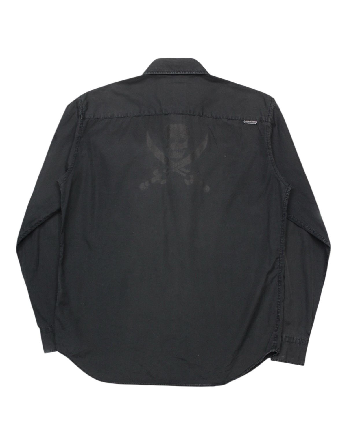 Neighborhood SS2004 NEIGHBORHOOD “SKULL CROSSBONES” BLACK BUTTON-UP SHIRT Size US S / EU 44-46 / 1 - 2 Thumbnail