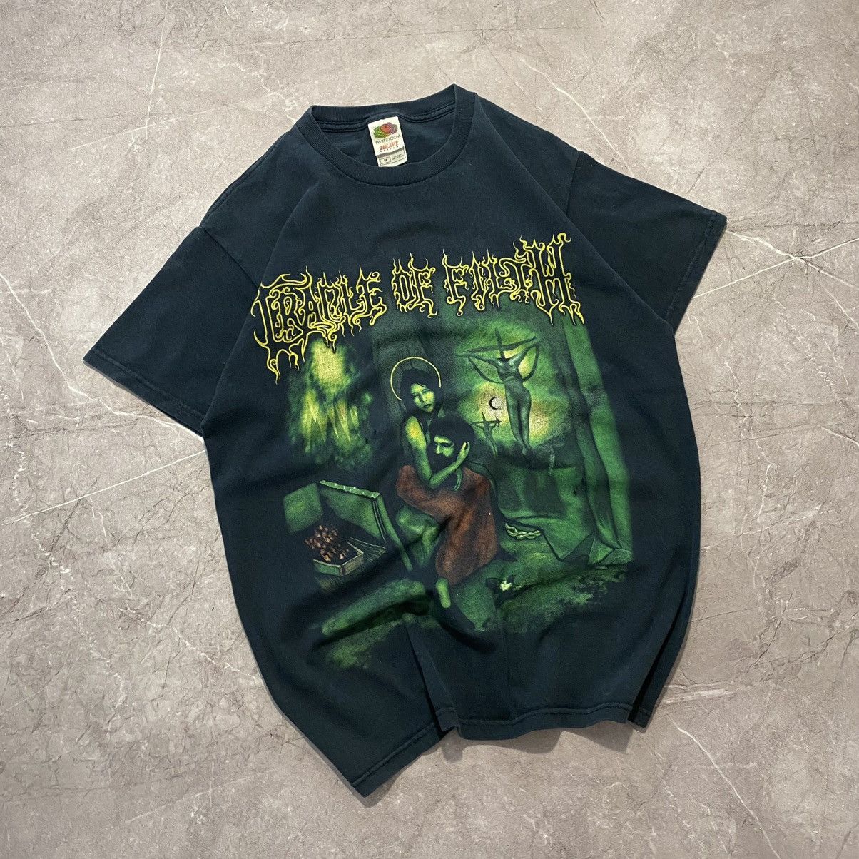 Band Tees × Vintage VINTAGE CRADLE OF FILTH BIG LOGO TEE 00s Size US M / EU 48-50 / 2 - 1 Thumbnail