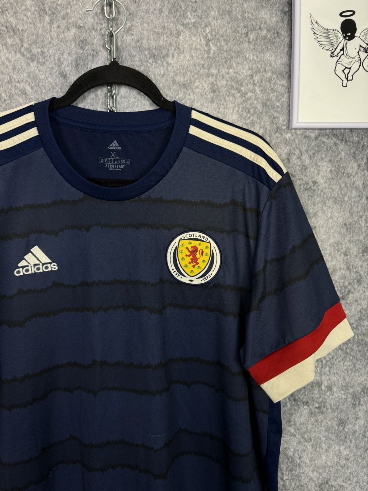Adidas T-Shirt Adidas Scotland National Team 2020 size XL Jersey Size US XL / EU 56 / 4 - 9 Thumbnail