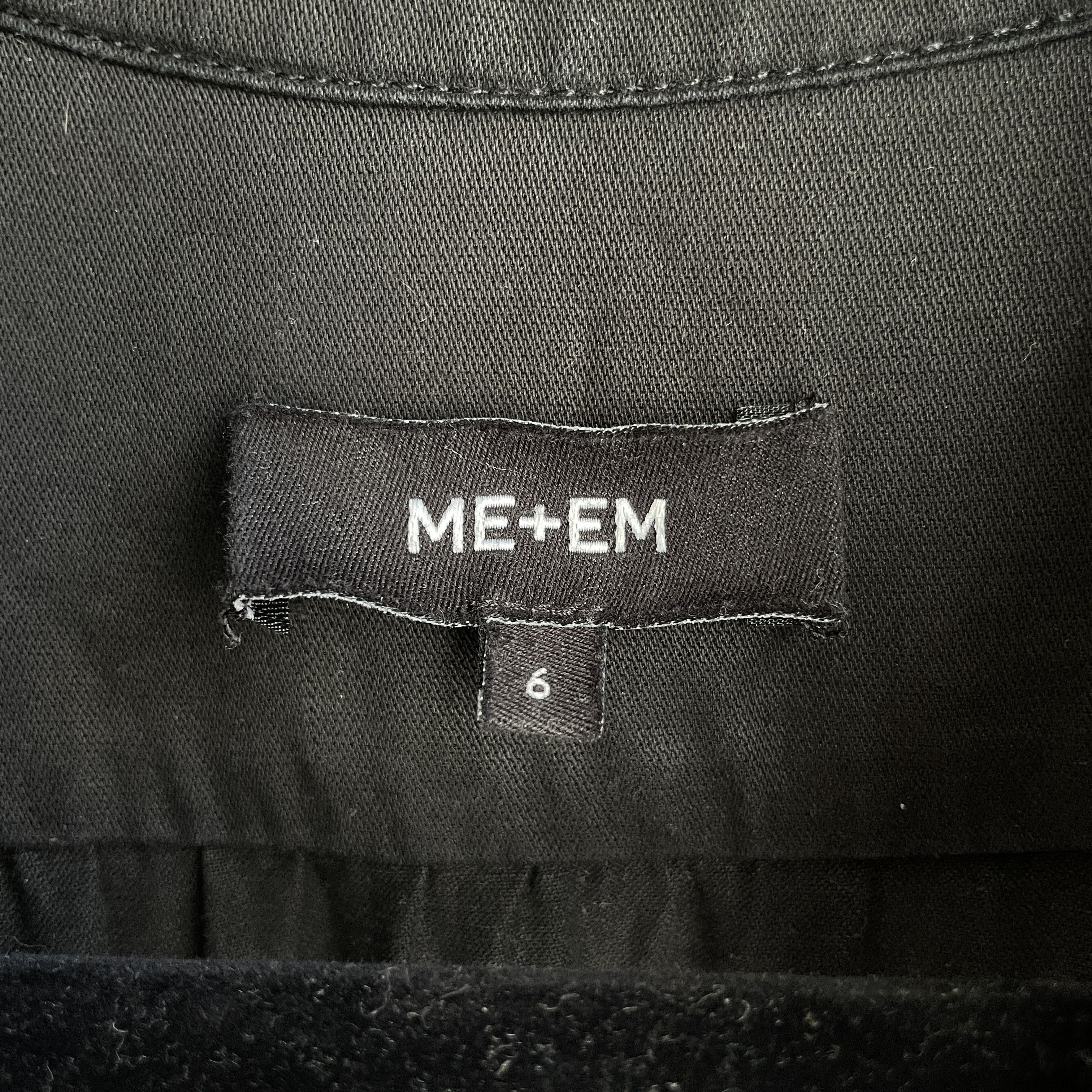 ME+EM Me+Em Lyocell Linen Black Jumpsuit Size UK 6 Size 26" / US 2 / IT 38 - 11 Thumbnail