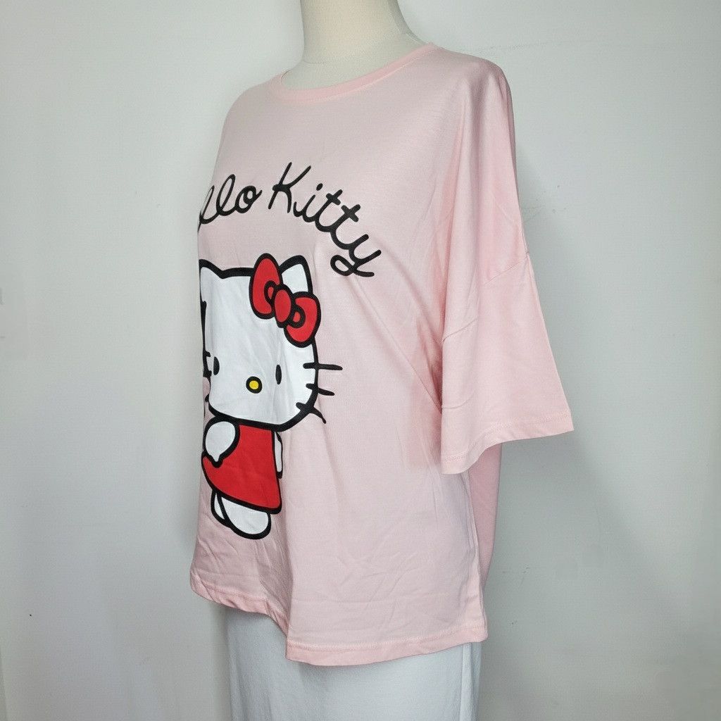 Other Hello Kitty Size L NEW T-Shirt Genuine Sanrio Light Pink Size L / US 10 / IT 46 - 2 Thumbnail