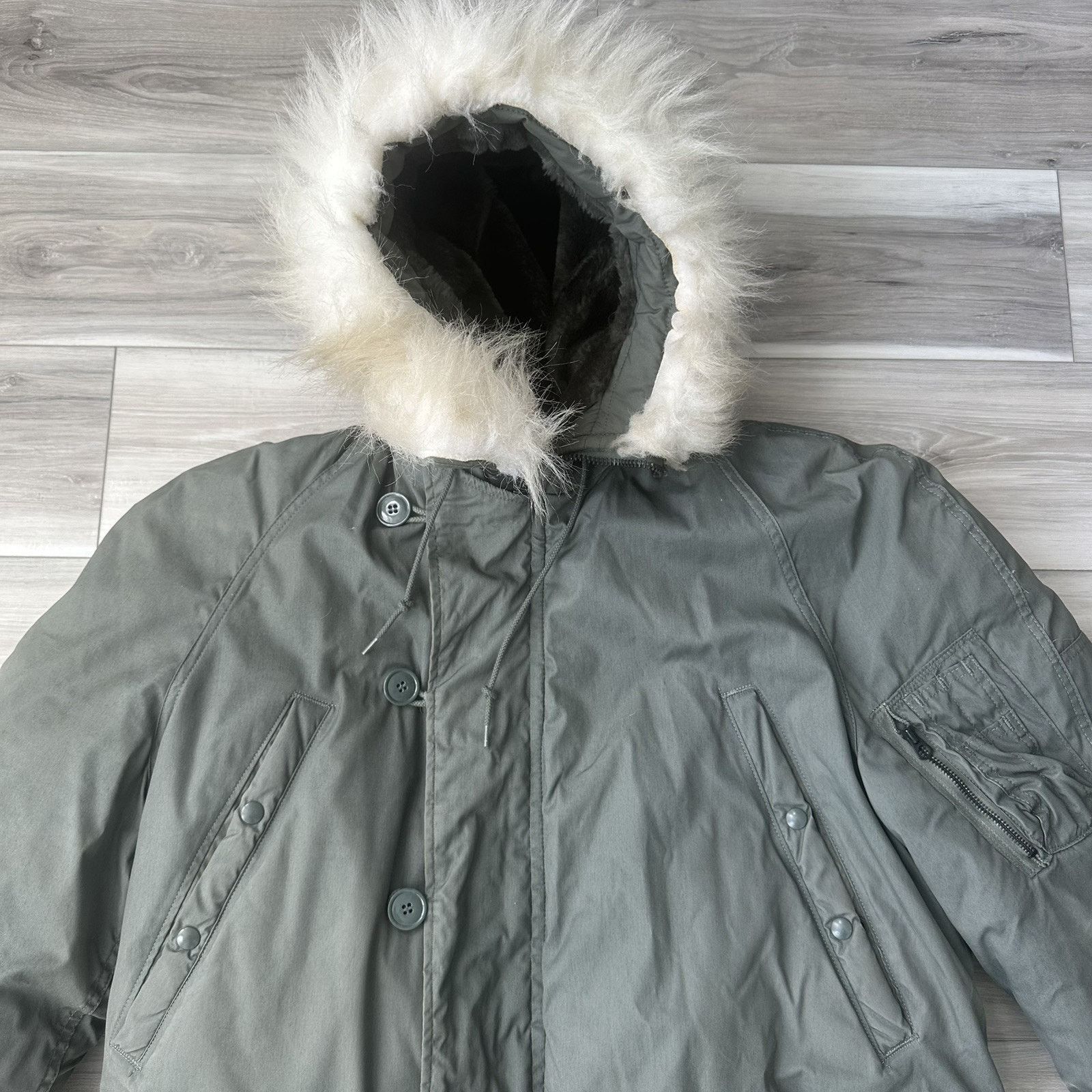 Other VTG 80s USAF N3B Parka Size Large Greenbriar Extreme Cold Size US L / EU 52-54 / 3 - 5 Thumbnail