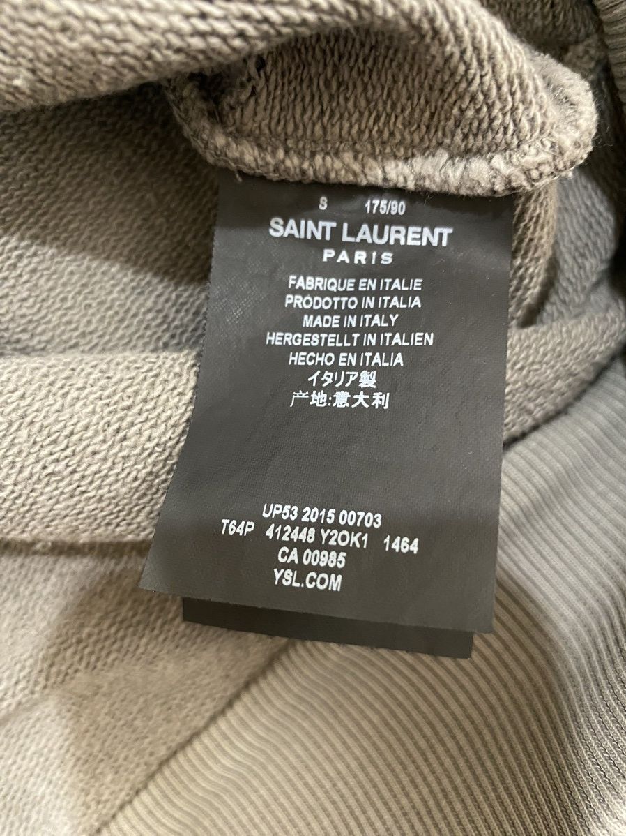 Saint Laurent Paris Saint Laurent FW15 Camo distressed hoodie Size US S / EU 44-46 / 1 - 9 Thumbnail