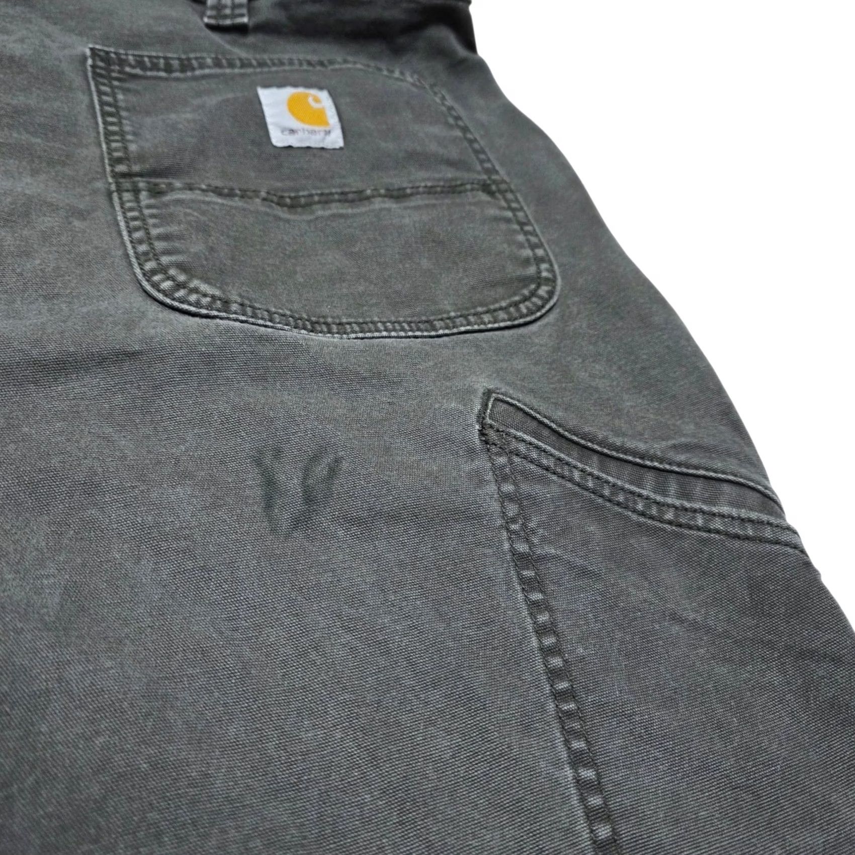 Carhartt Carhartt Pants Mens 42x30 Gray Rugged Flex Relaxed Fit Canvas Work Pant BN2291-M Size US 42 / EU 58 - 5 Thumbnail