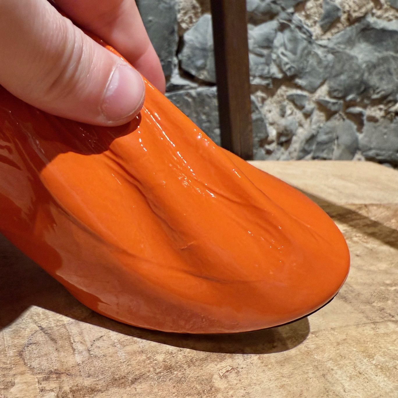Celine Céline 2017 High Throat 90 Orange Patent Leather Pumps Size US 5 / IT 35 - 4 Thumbnail