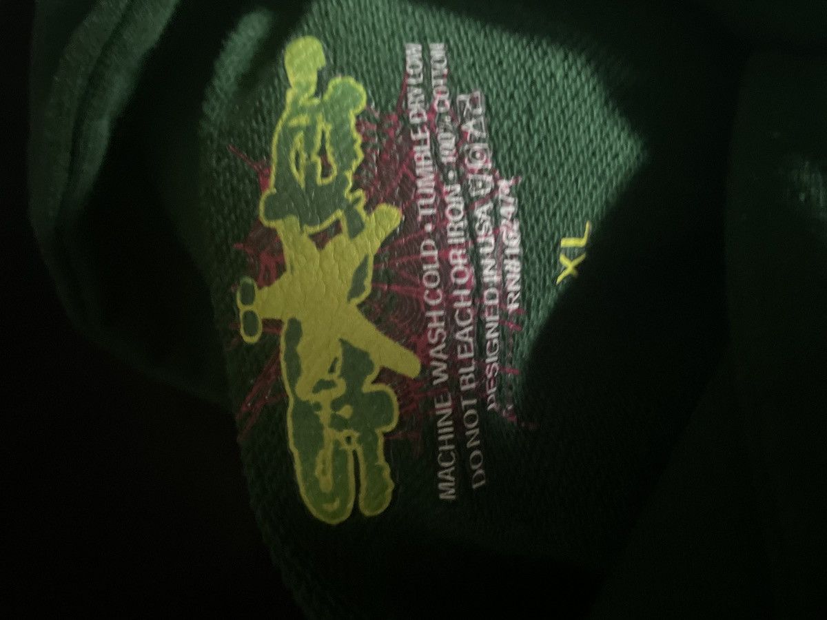 image of Sp5Der Hoodie in Green, Men's (Size XL)