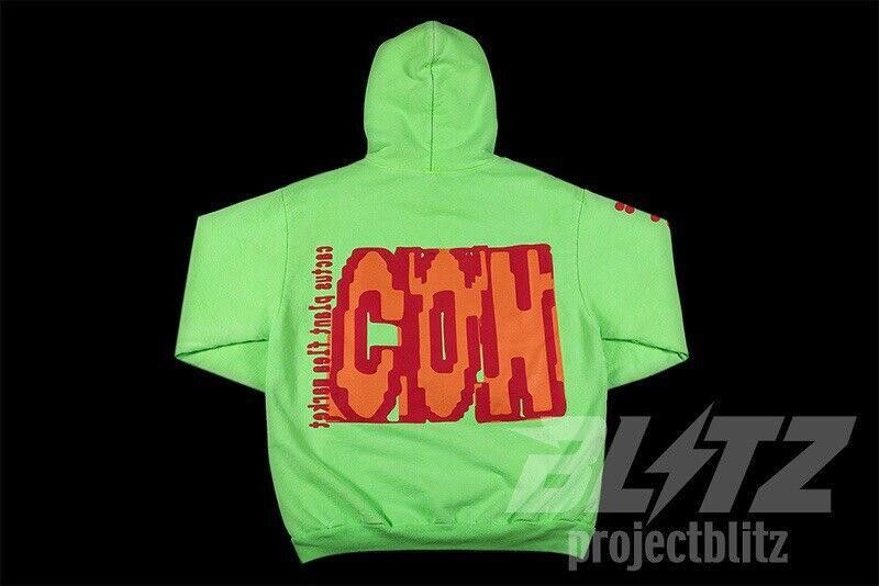 Designer CACTUS FLEA MARKET COMPLEXCON HOODIE FLURO GREEN CPFM Size US 34 / EU 50 - 3 Thumbnail