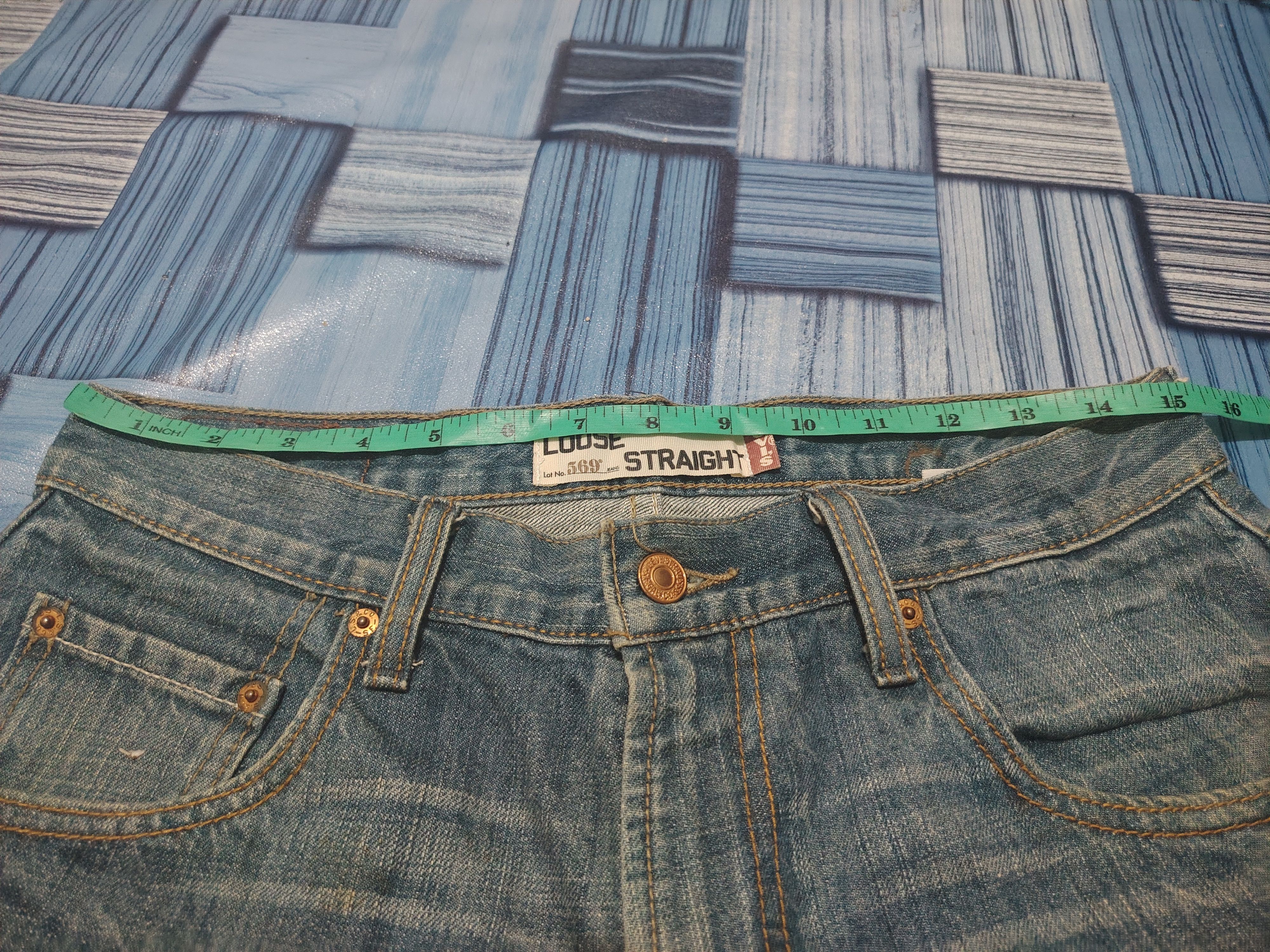 Levi's Japanese Levi's Loose Straight Distressed Denim Size US 30 / EU 46 - 19 Thumbnail