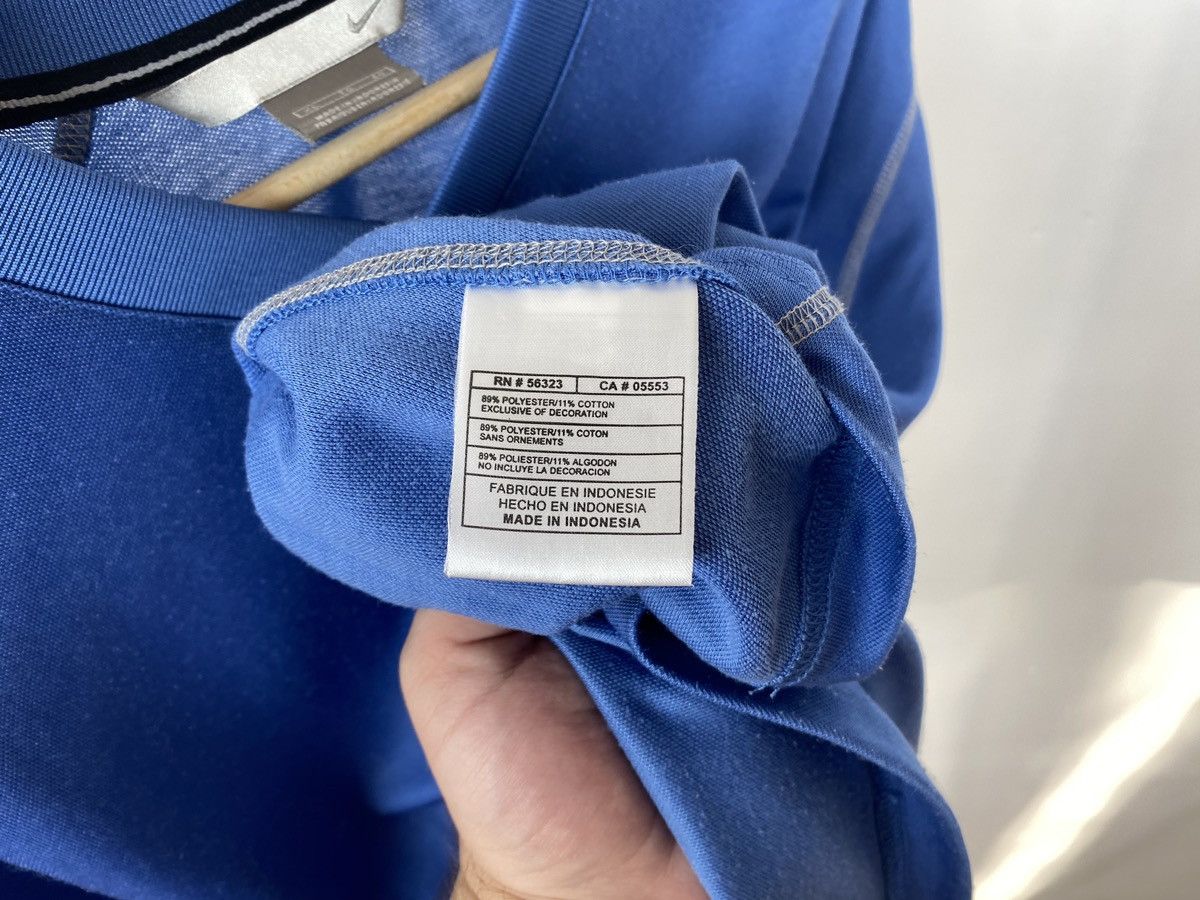 Nike Nike Jersey T-Shirt Embroidered Logo Vintage Blue Blockcore Size US XL / EU 56 / 4 - 6 Thumbnail