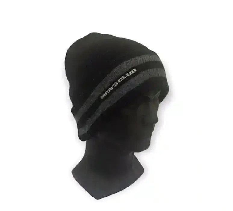 image of Men’S Club Plain Beanie Hat, Men's