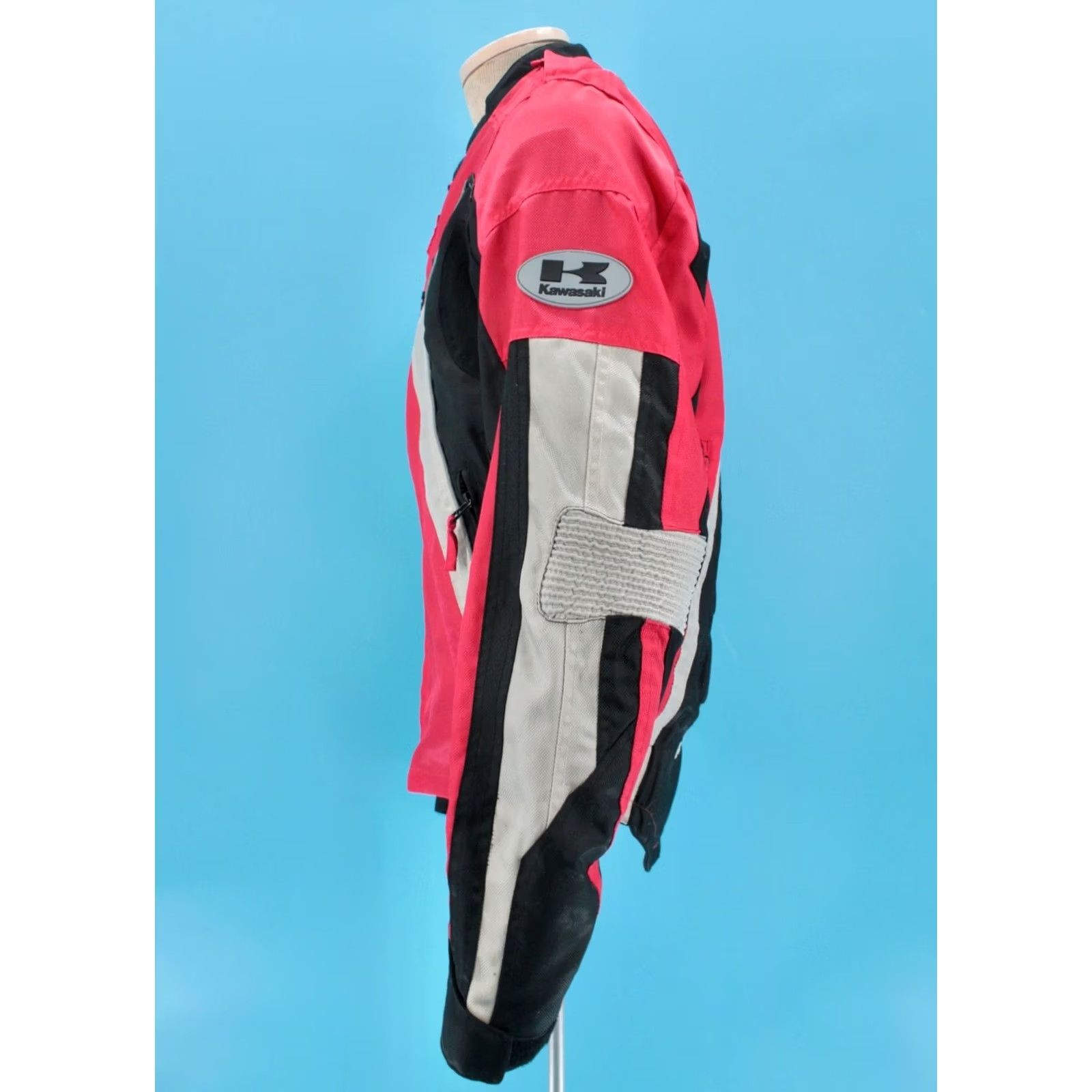 Joe Rocket VINTAGE Kawasaki Motorcycle Jacket Red Black Racing Mens L Y2K Size US L / EU 52-54 / 3 - 3 Thumbnail