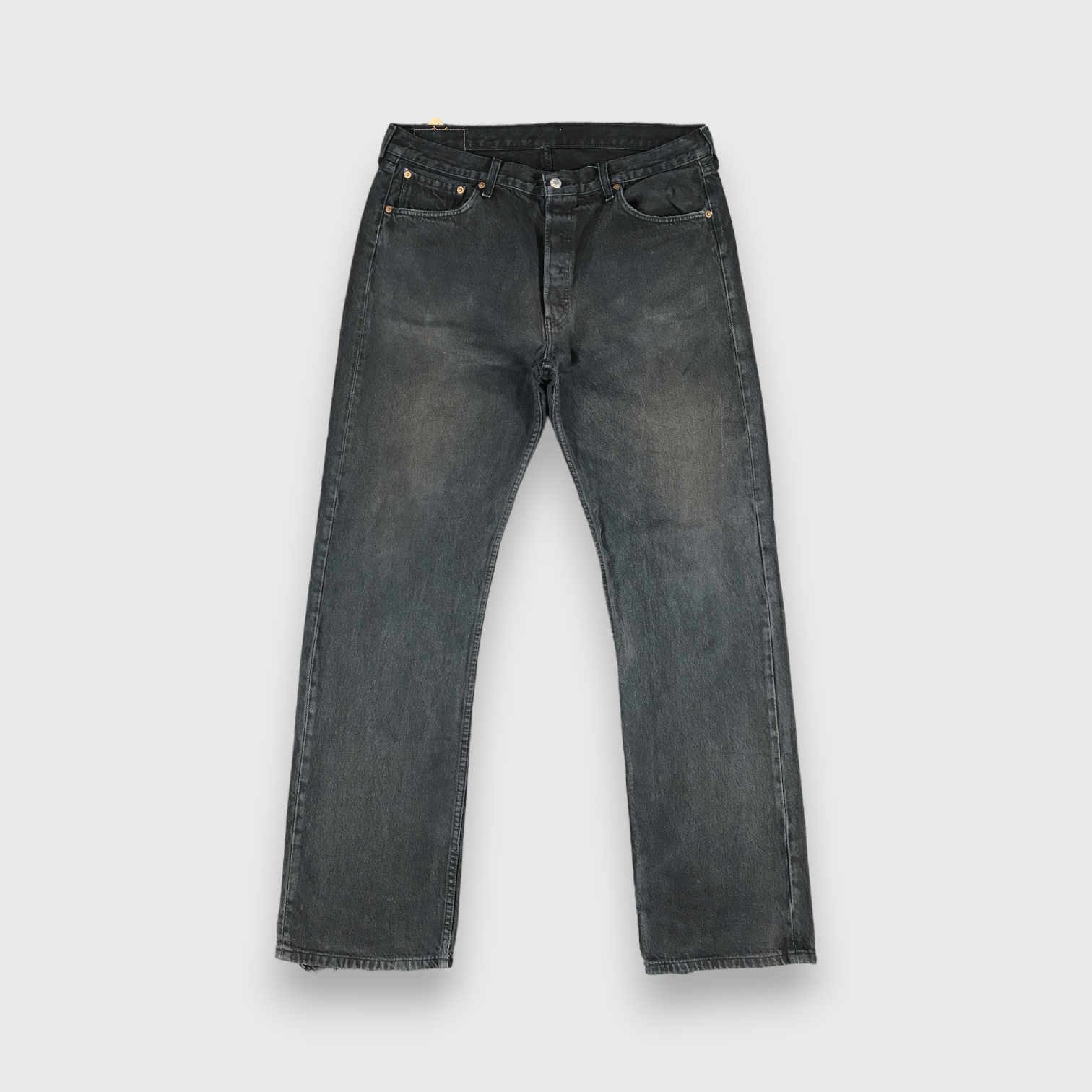 Levi's 90s Vintage Distress Levis 501 Jeans-J1400 Size US 37 - 1 Thumbnail