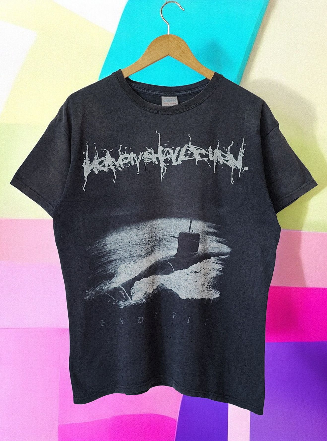 Band Tees Heaven Shall Burn Endzeit Y2K VTG 2008 Vintage Tshirt Size US L / EU 52-54 / 3 - 1 Thumbnail