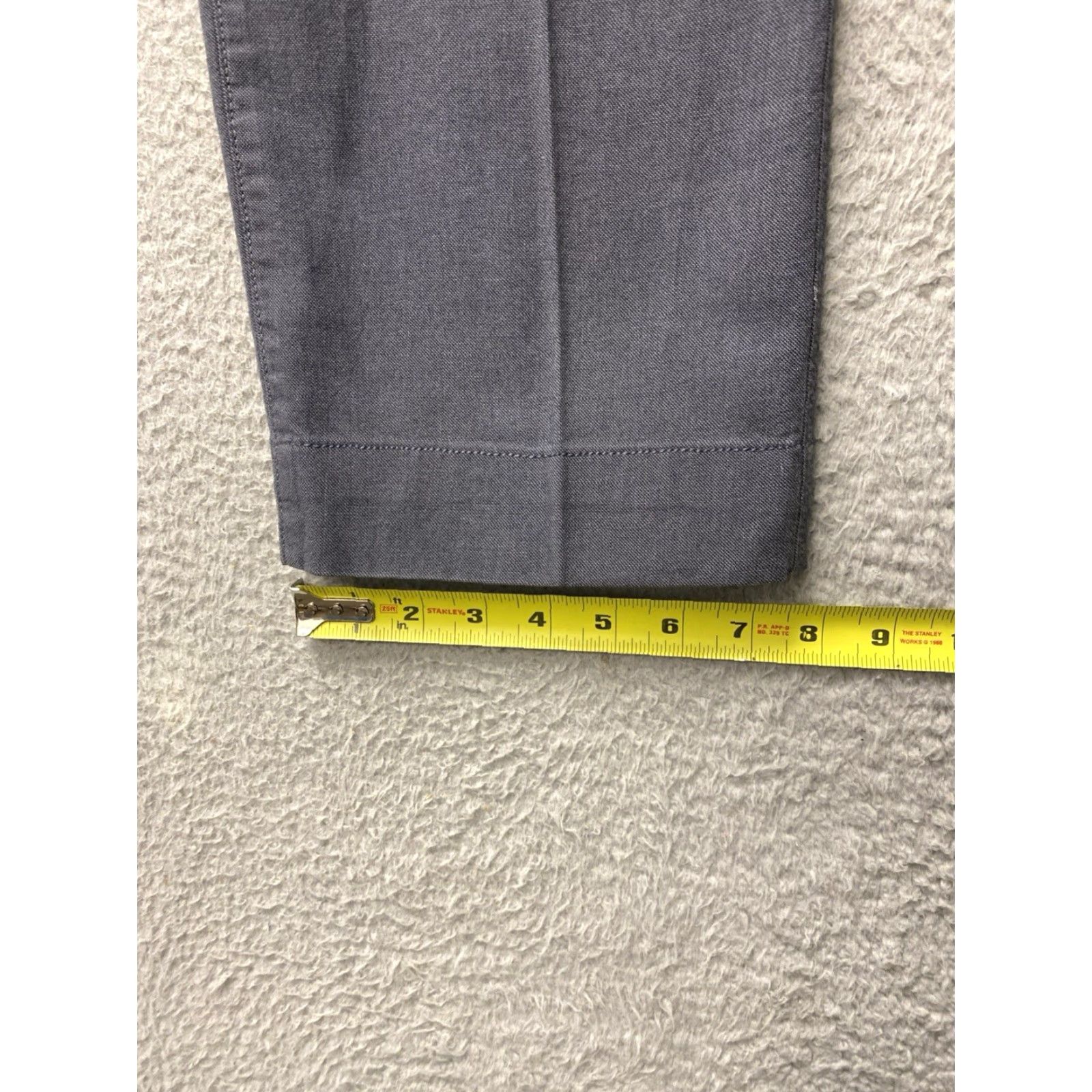 Banana Republic Banana Republic Men Chino Pants 32x30 Regular Gray Cotton Casual/0083 Mens Size US 32 / EU 48 - 6 Thumbnail