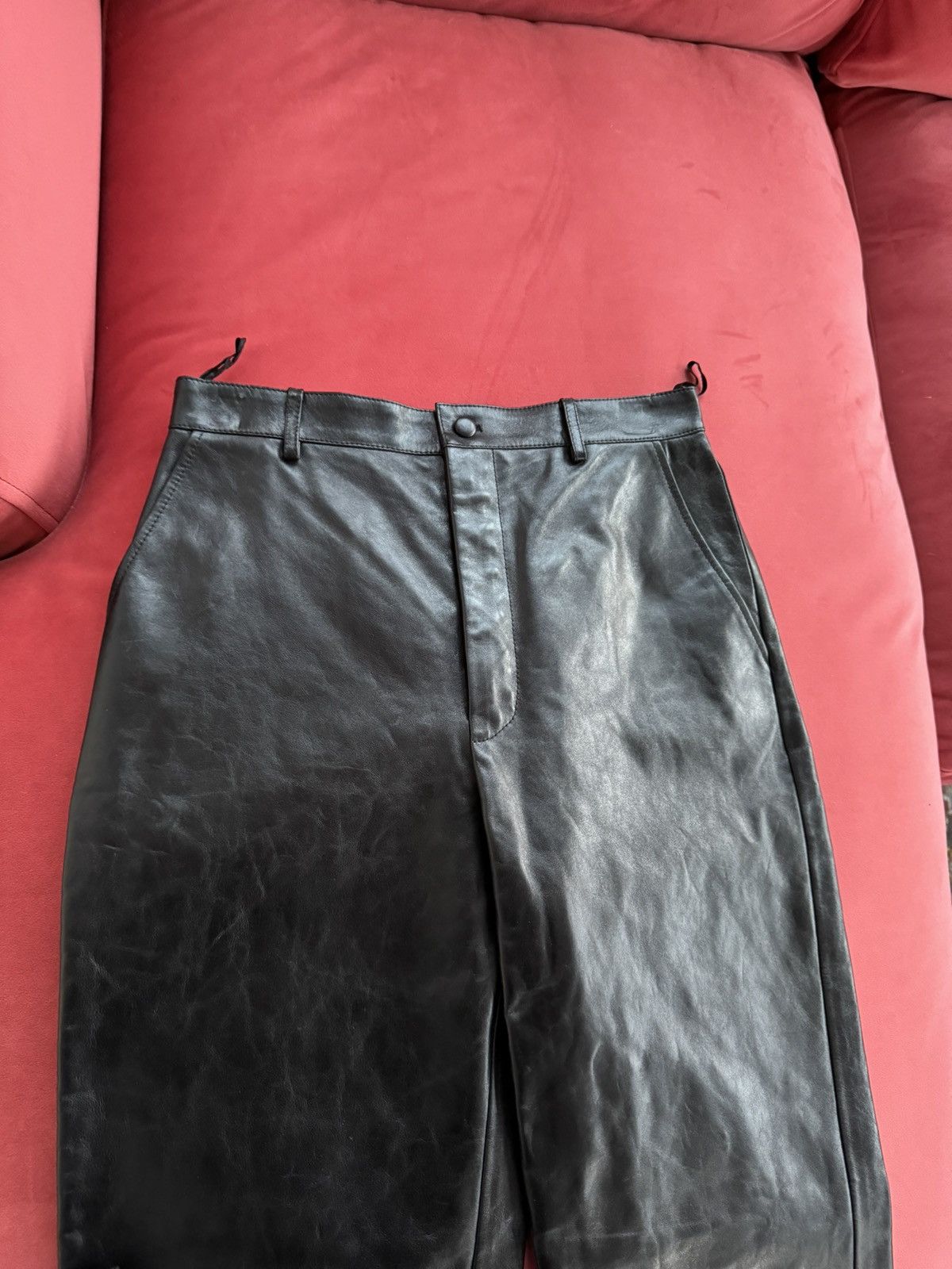 Gucci Gucci leather textured vinyl, size M int Size 28" / US 6 / IT 42 - 3 Thumbnail
